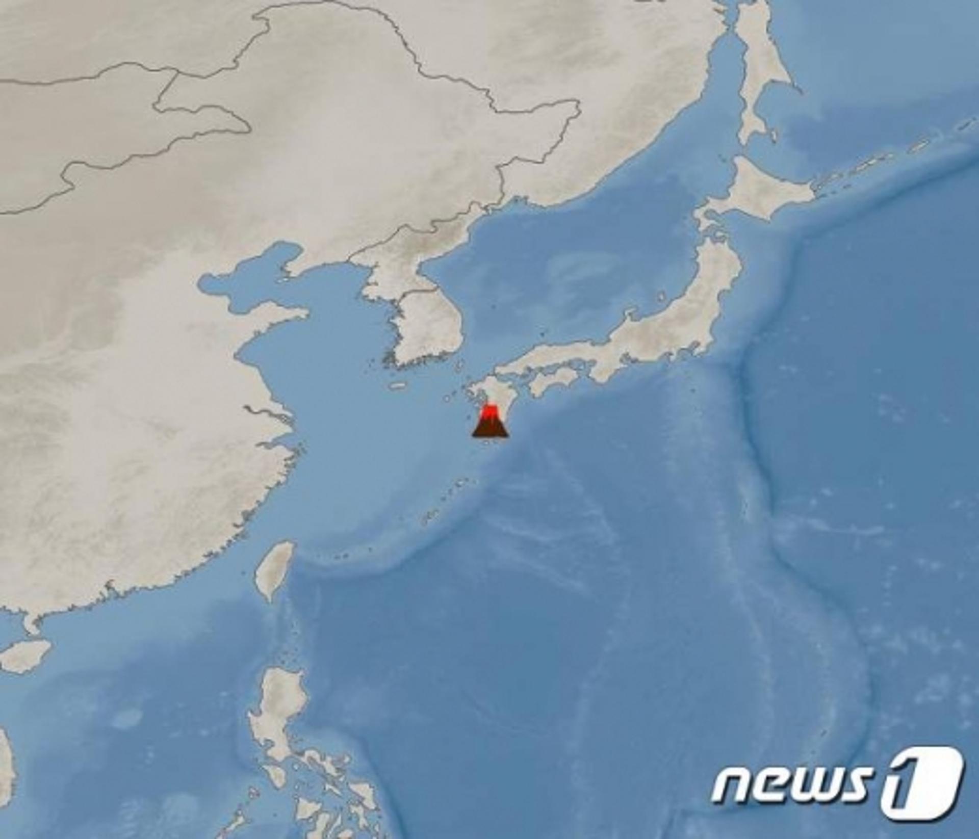 일본 화산, 사쿠라지마서 분출중… 제주 '화산재' 영향 주의