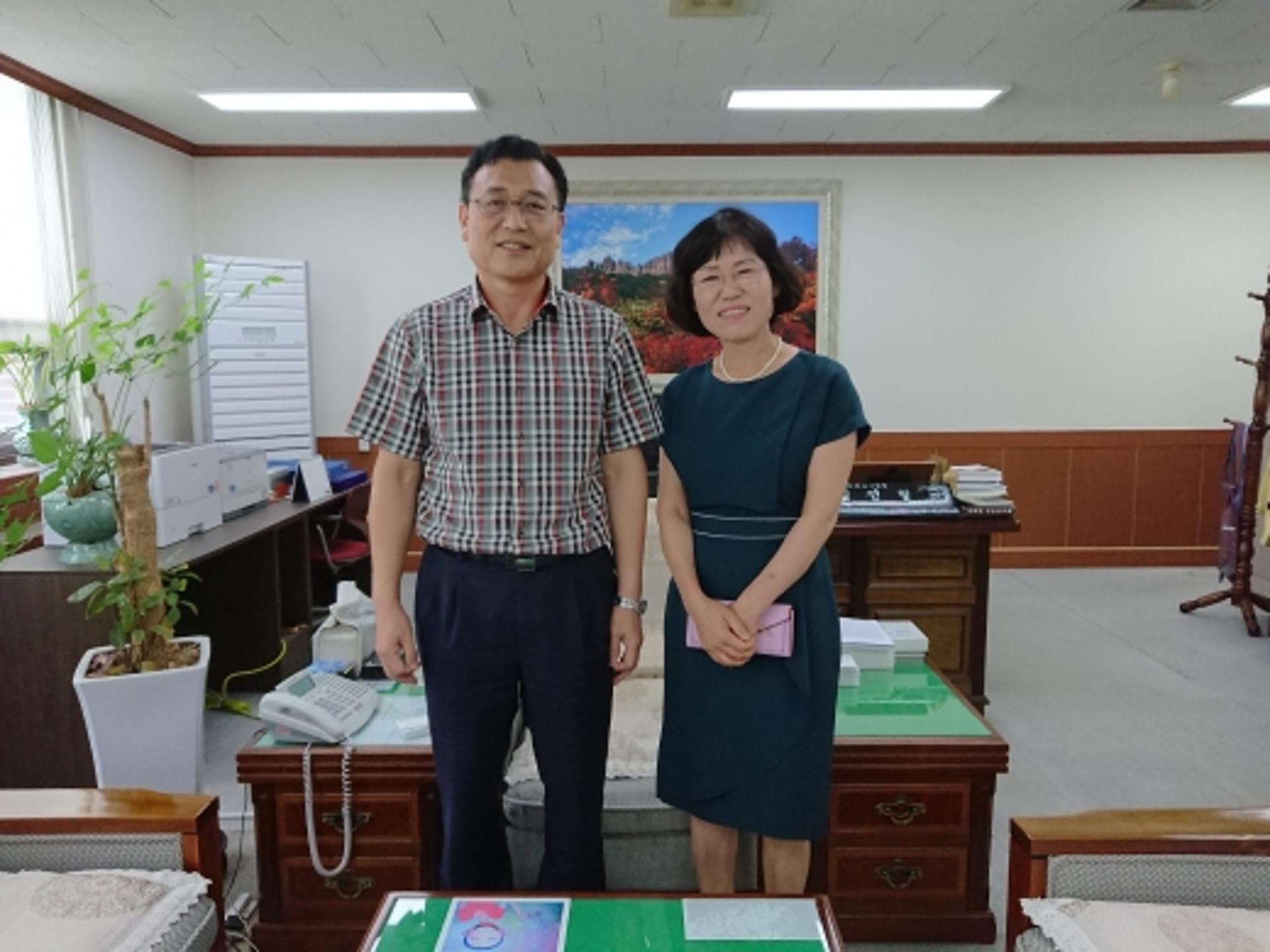 김지숙 광주조달청장, 지역 중소벤처기업청 방문 현안 논의