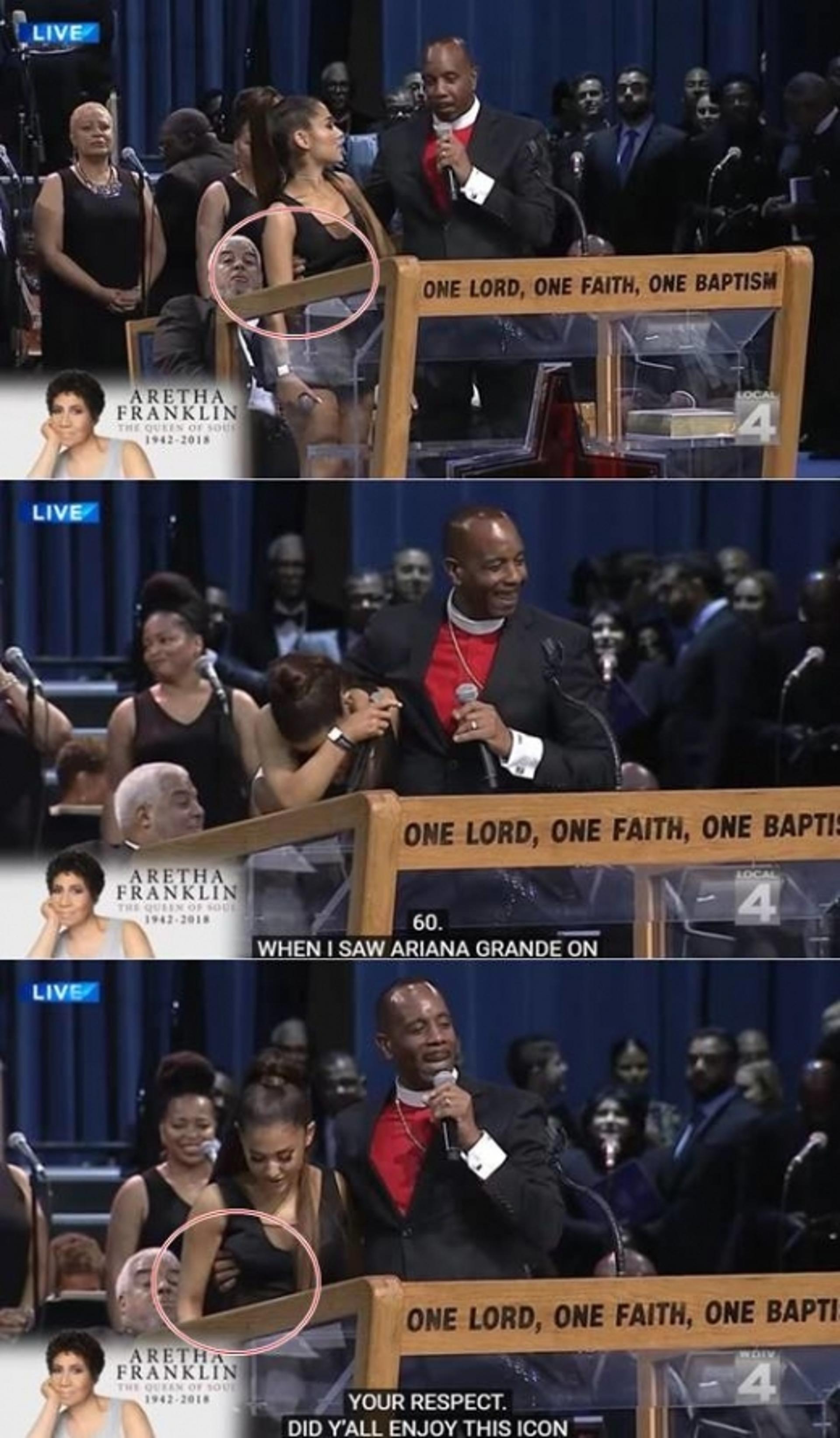 "우연히 일어난 일일뿐"…아리아나그란데 성추행 목사 해명