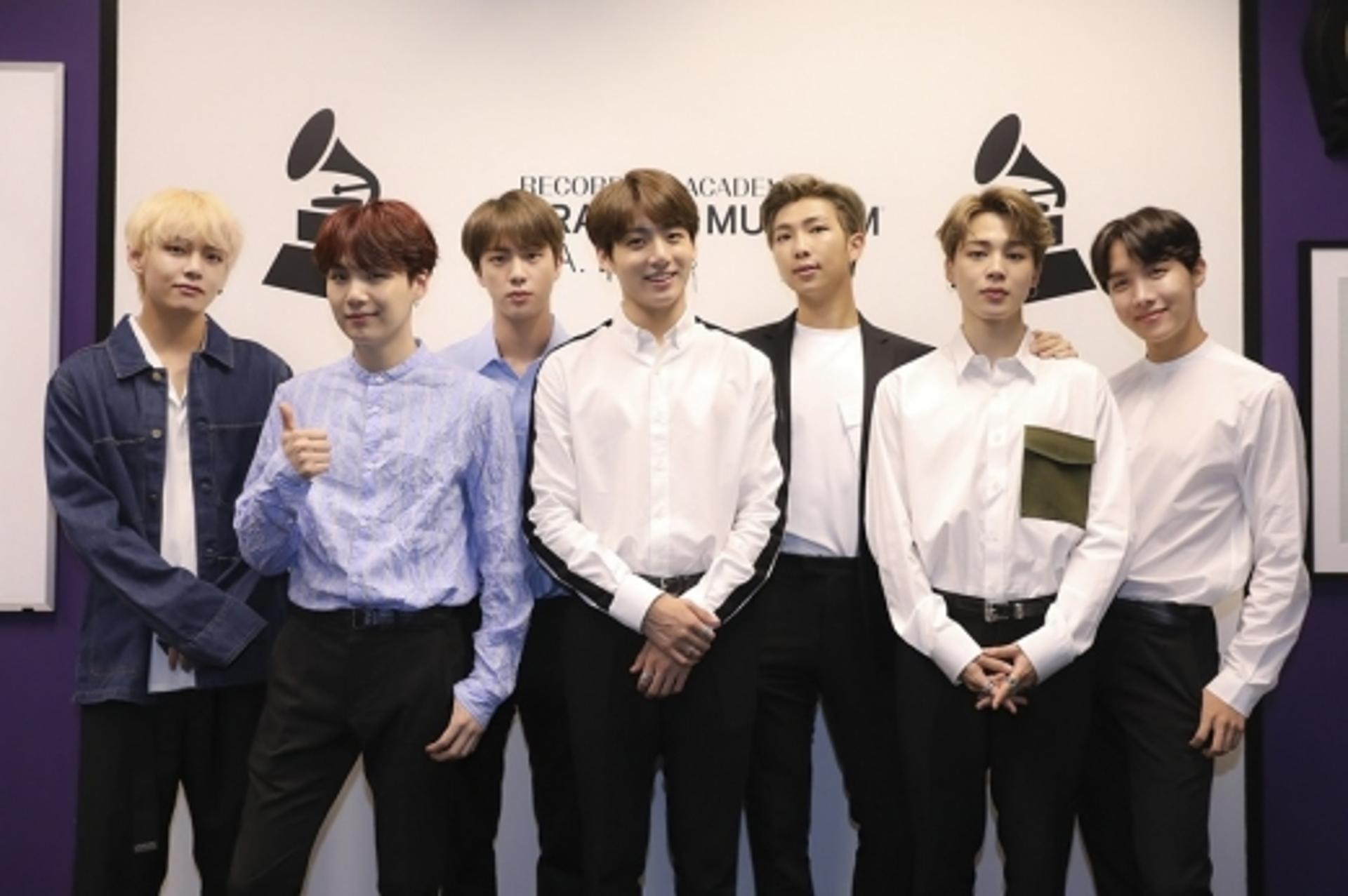 방탄소년단, 그래미 뮤지엄 초청 "아미♥ 덕분에 날개 달아"