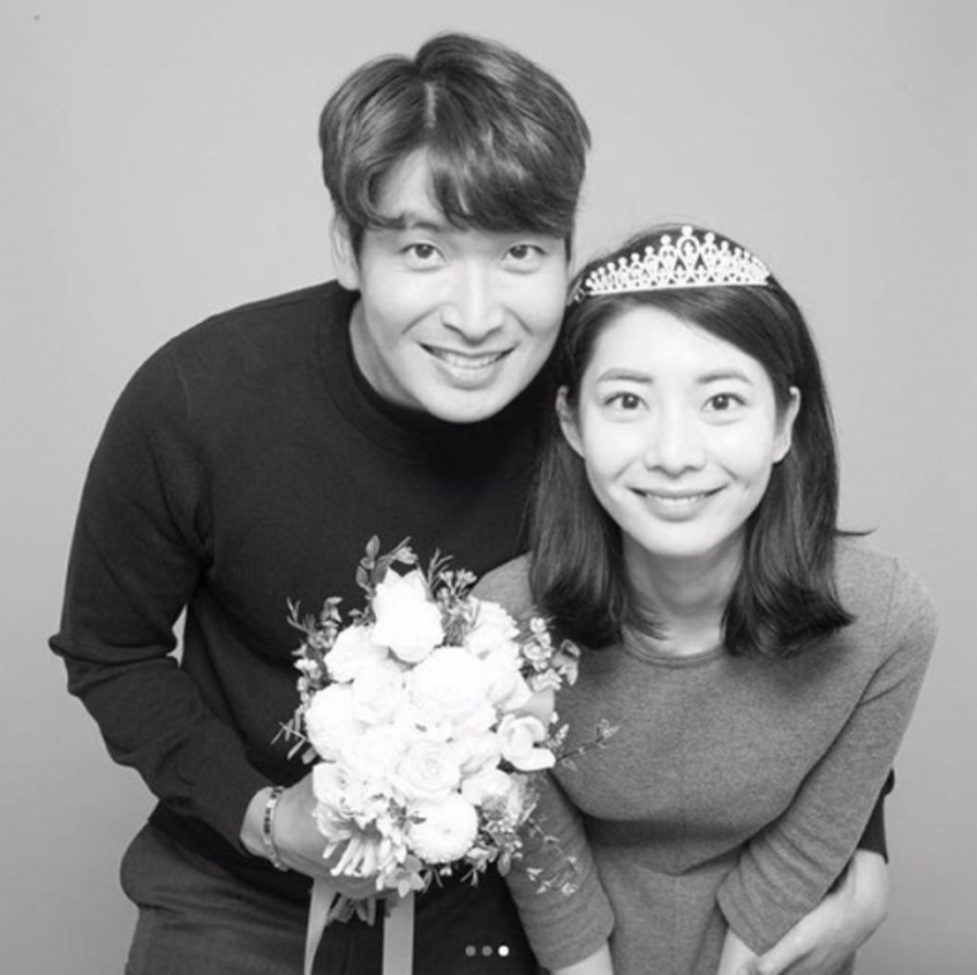 정겨운, 아내와 결혼 1주년 자축… "나의사랑 나의신부"