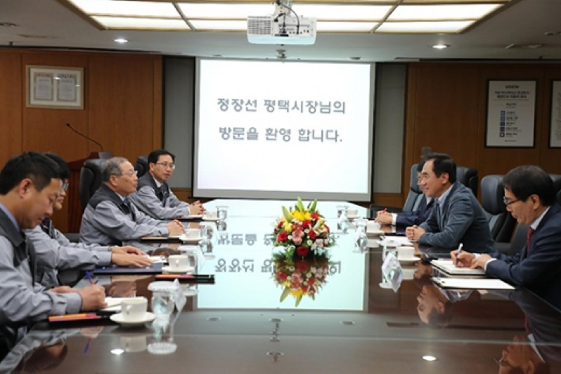 정장선 평택시장 "쌍용차 발전 위해 행정적 최선 지원"