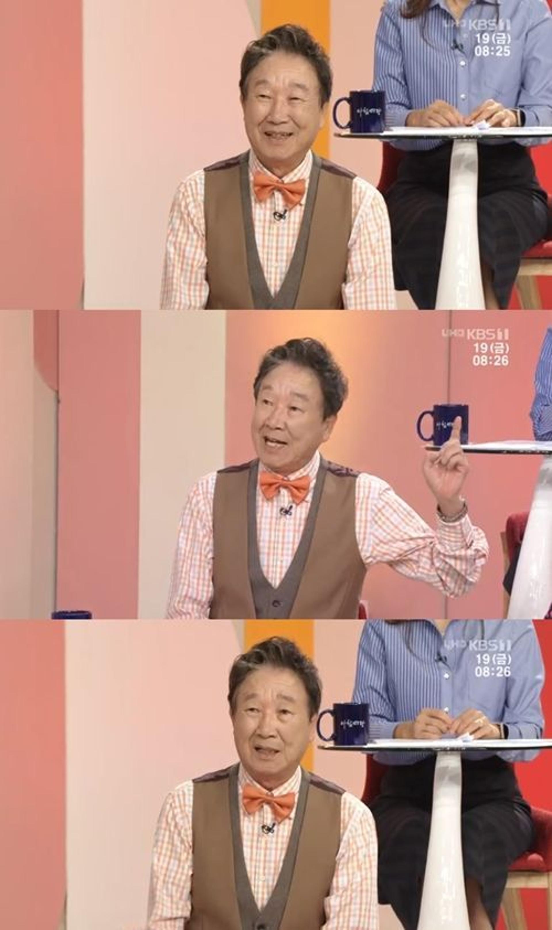 '아침마당' 윤문식 재혼, "18세 연하 부인 없었다면…"