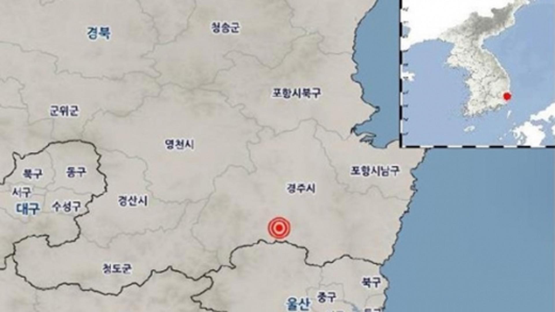 경주 지진, 규모 2.3… 기상청 "2016년 지진의 여진, 피해 없을 것"