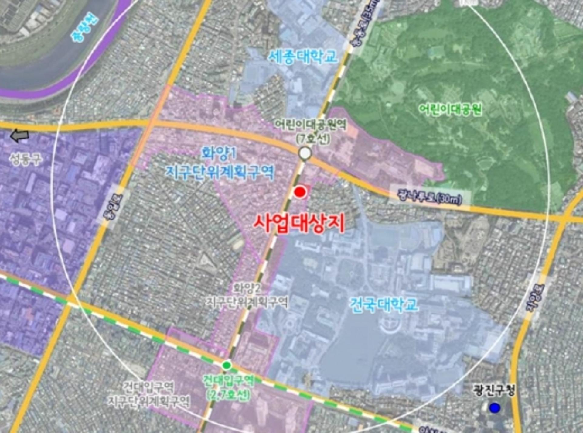 광진구 화양1지구에 오피스텔·근린생활시설 건립