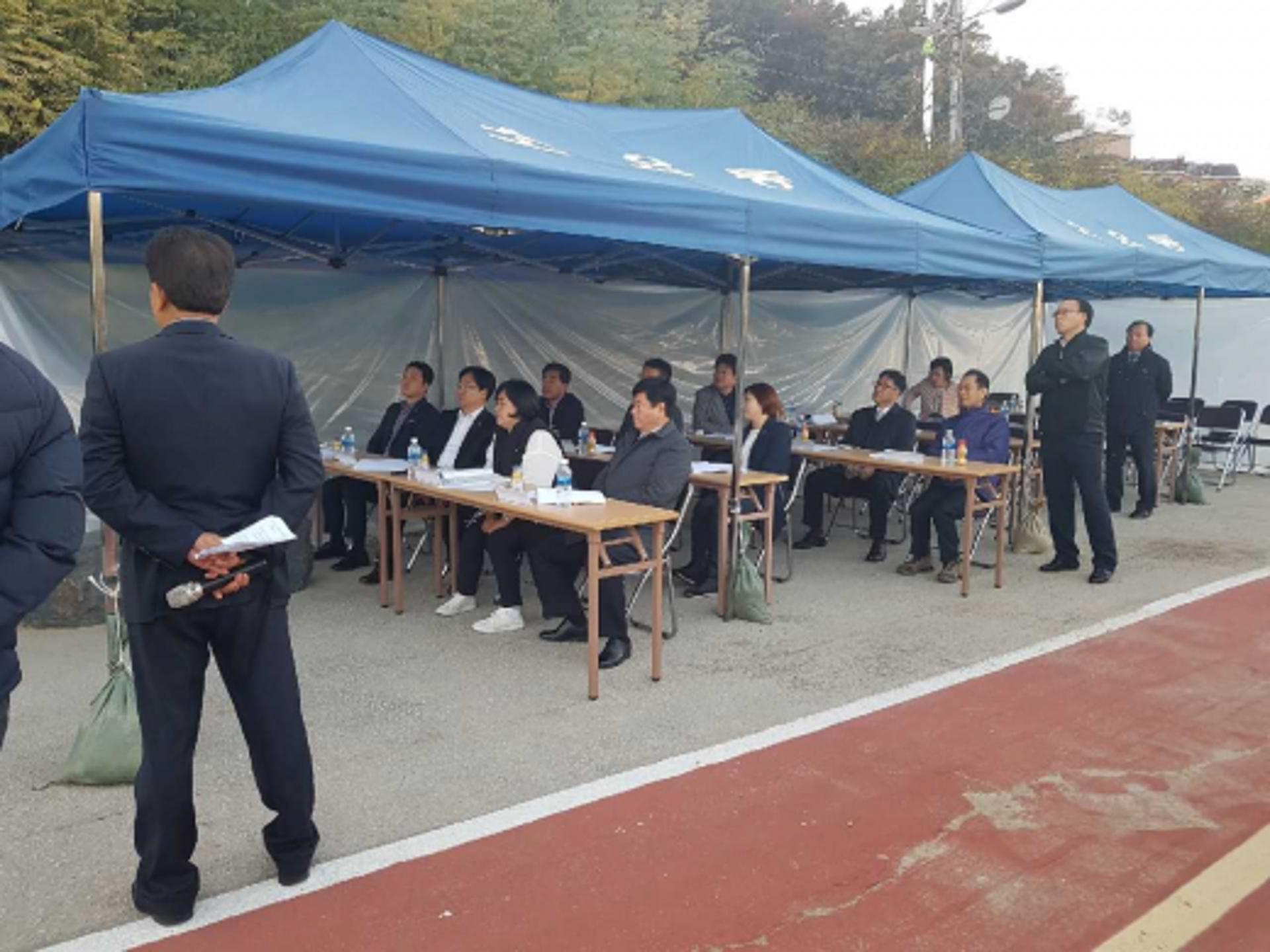 경기도의회 예결위, 신천 하천환경정비사업 현장방문