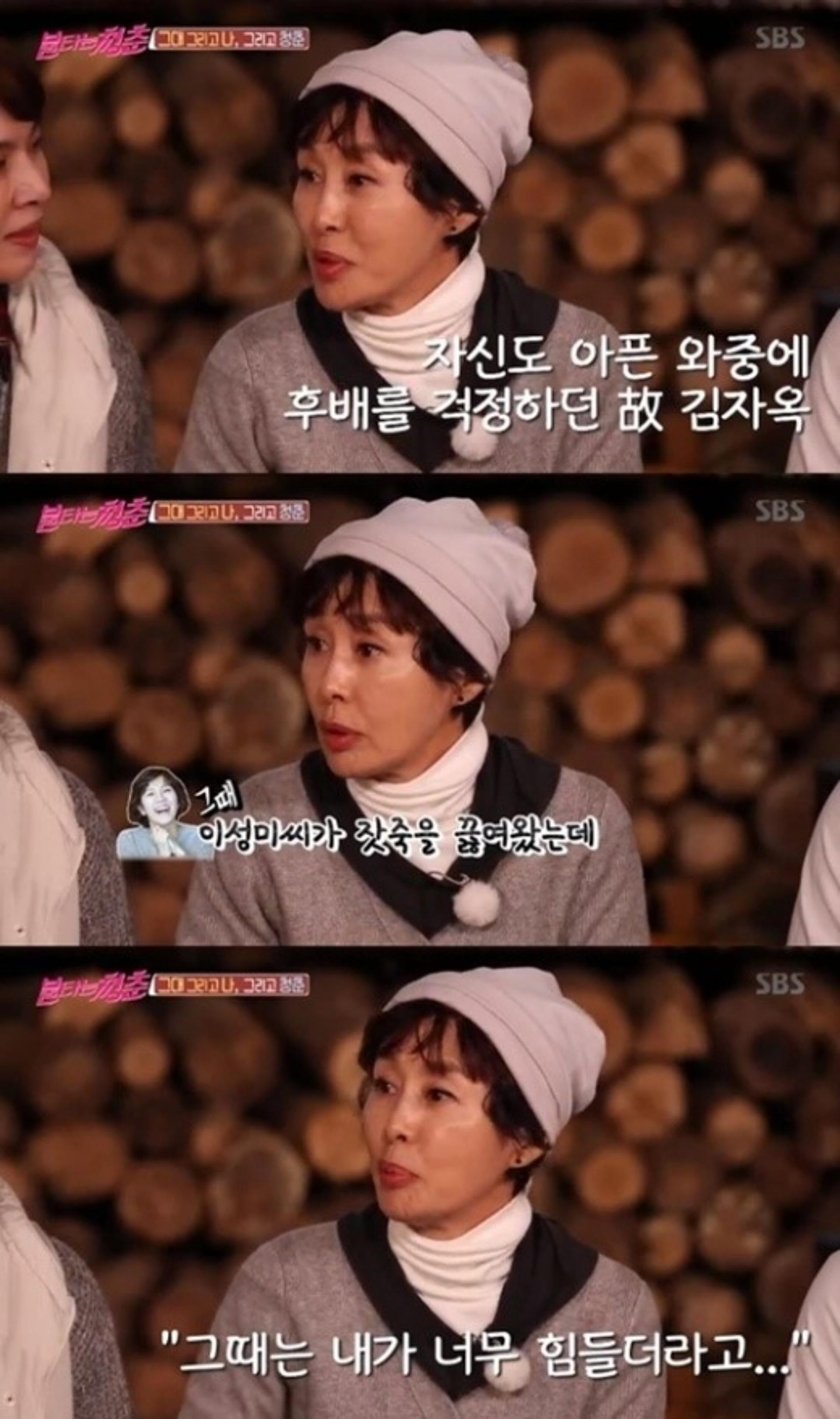 '불타는 청춘' 이경진 유방암 "故김자옥과 같이 아팠다"