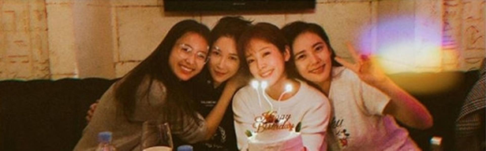 한지민·한효주·이지아·추자현, 생일축하 인증샷… "고마워"