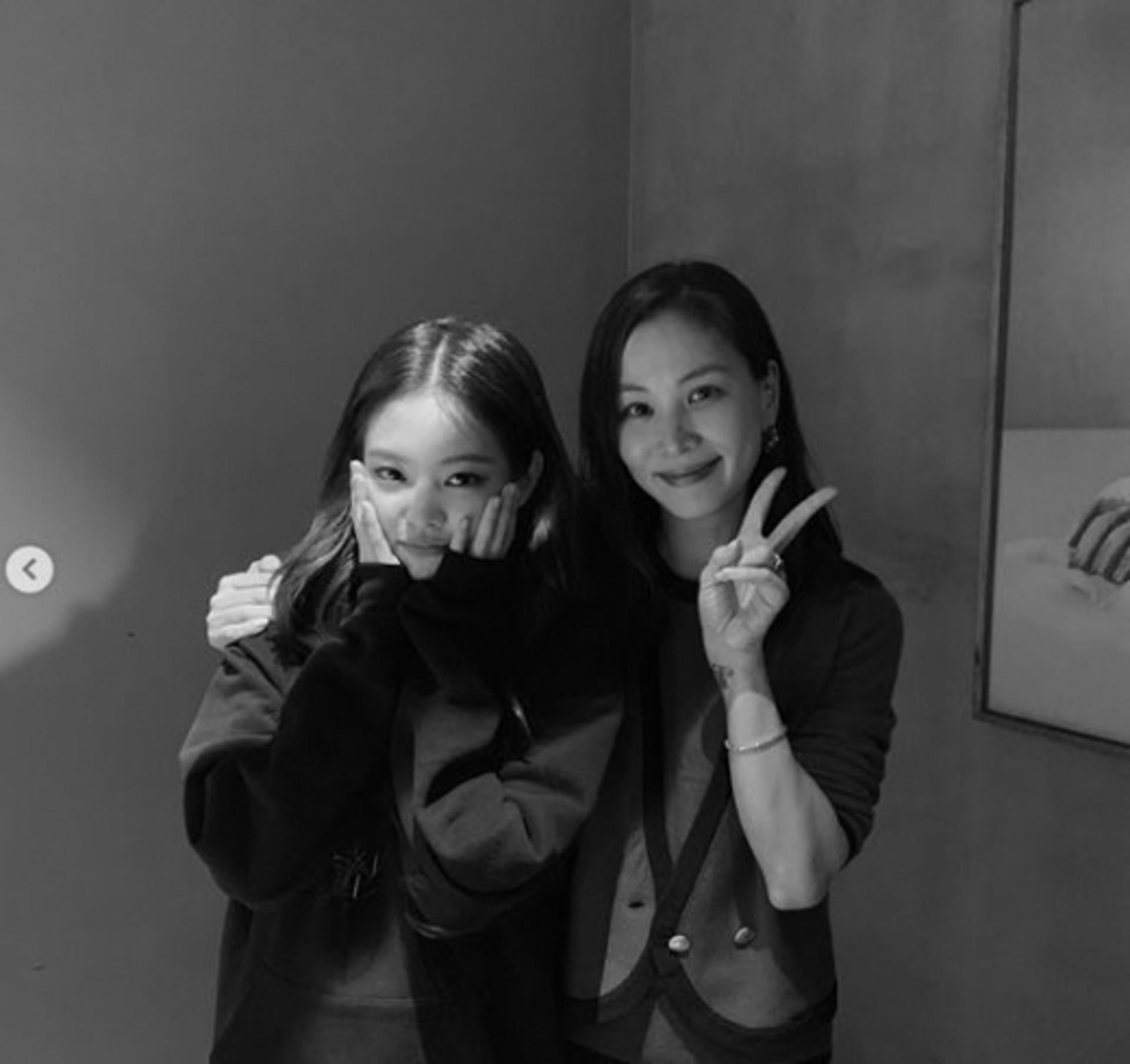 고소영 제니, 의외의 친분 인증샷… "너무 귀여워♥"