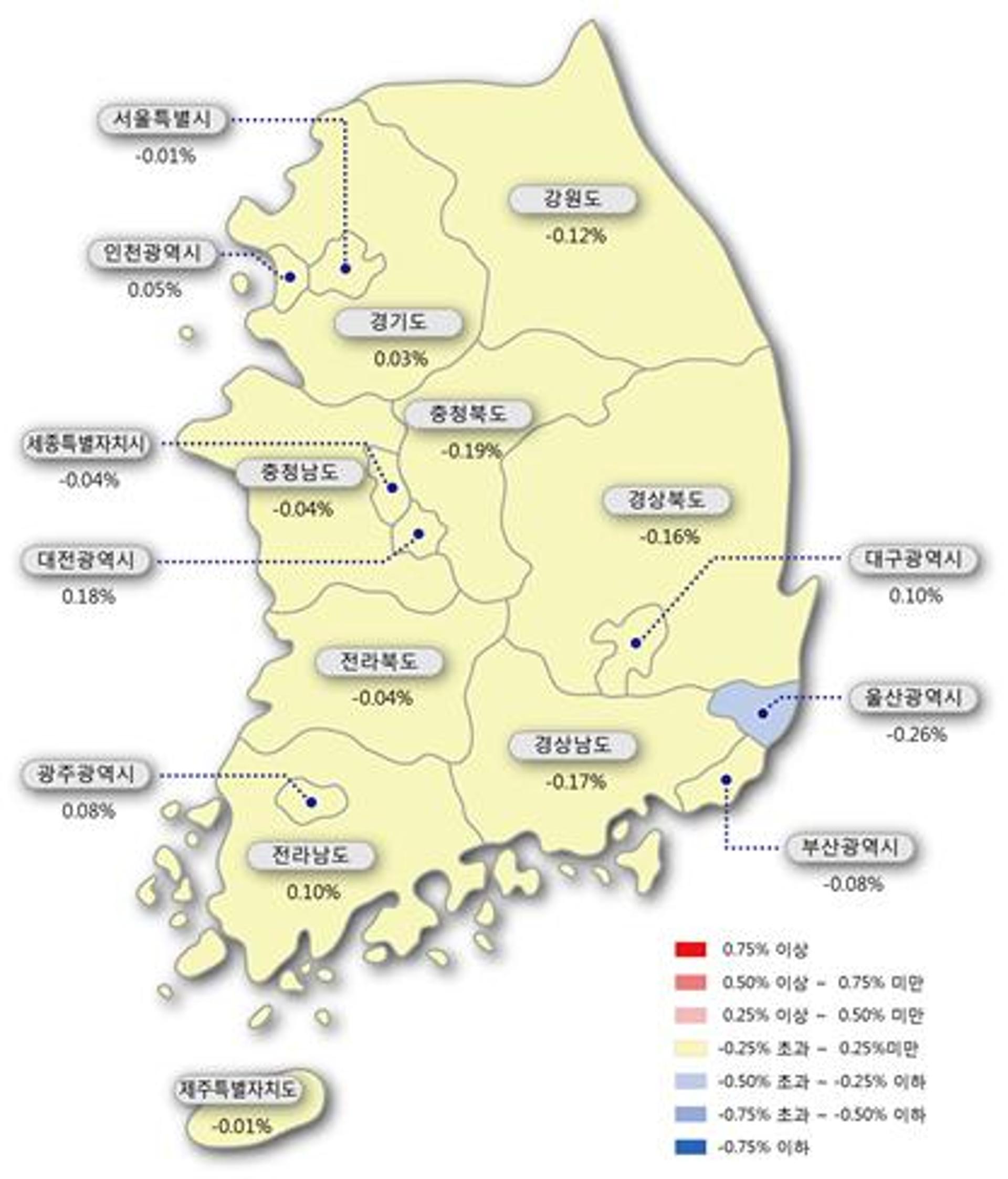 '광주 추월한' 전남 아파트값 상승률… 전국 두번째로 높아