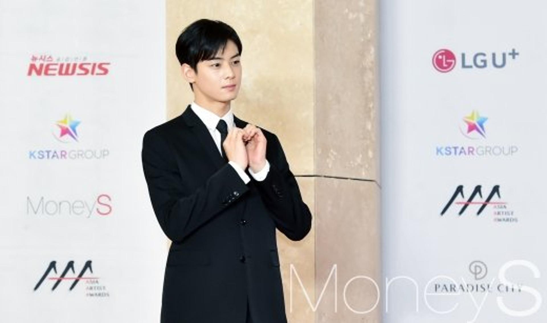 [2018AAA 시상식] 차은우 정인선, 배우부문 라이징상 수상