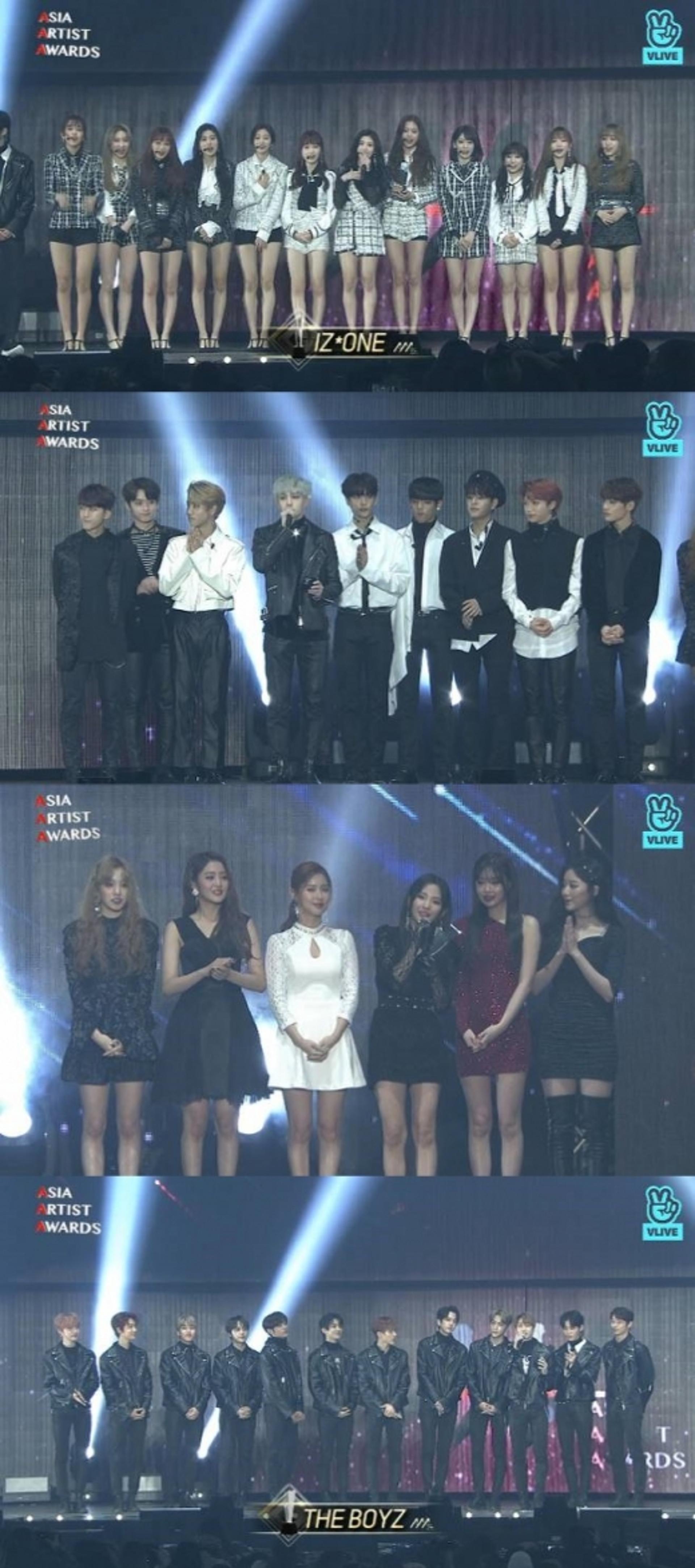 [2018 AAA] 아이즈원·스트레이키즈·(여자)아이들·더보이즈, 신인상 수상