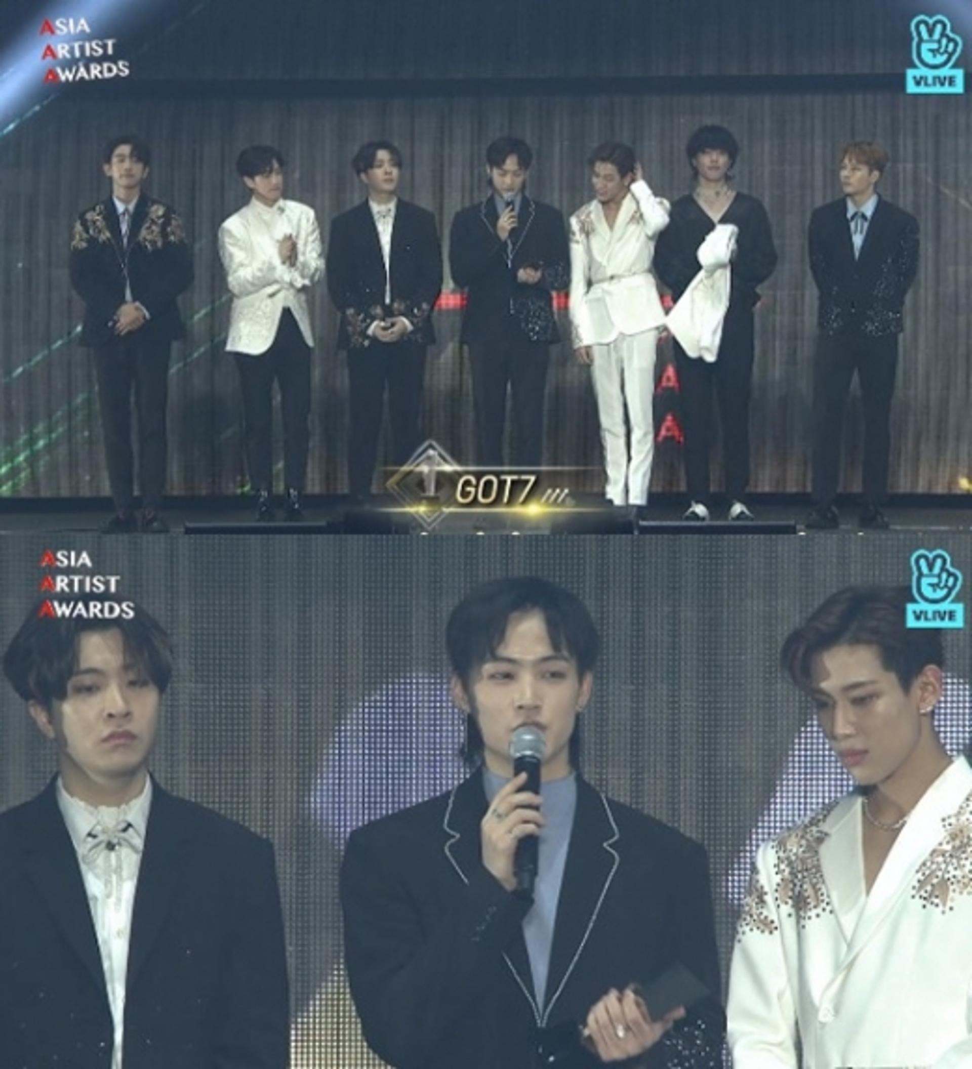 [2018 AAA] 갓세븐, 베스트 파퓰러상 "끝없이 고민하는 뮤지션 될 것"