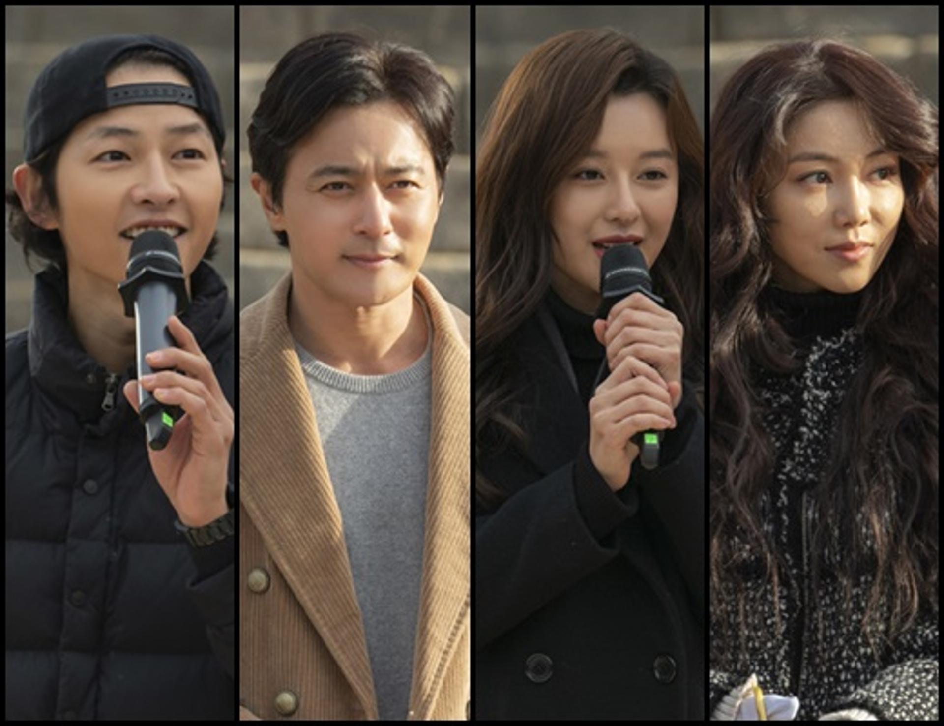 '아스달 연대기' 고사 현장 공개… 송중기·장동건·김지원·김옥빈