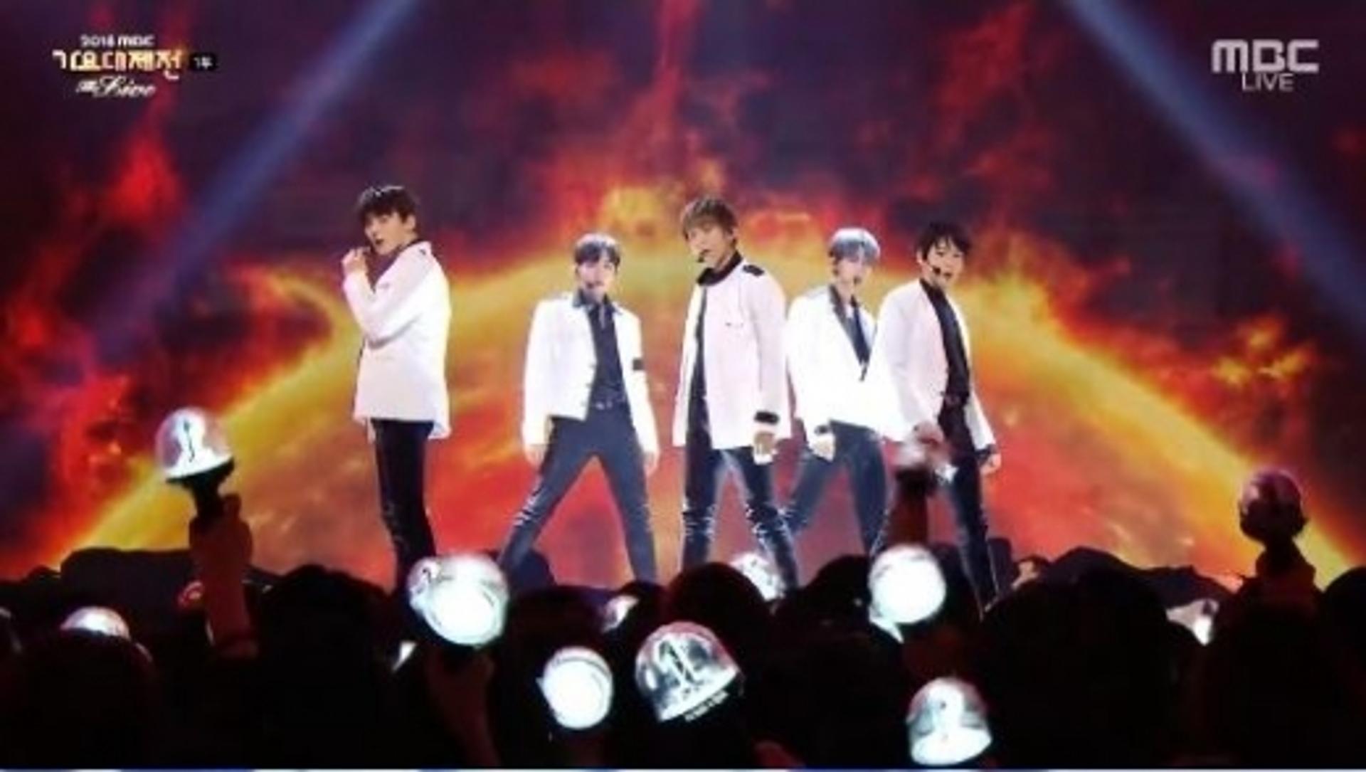 [MBC 가요대제전] 워너원, 동방신기 '라이징선' 무대 재현… '소오름'
