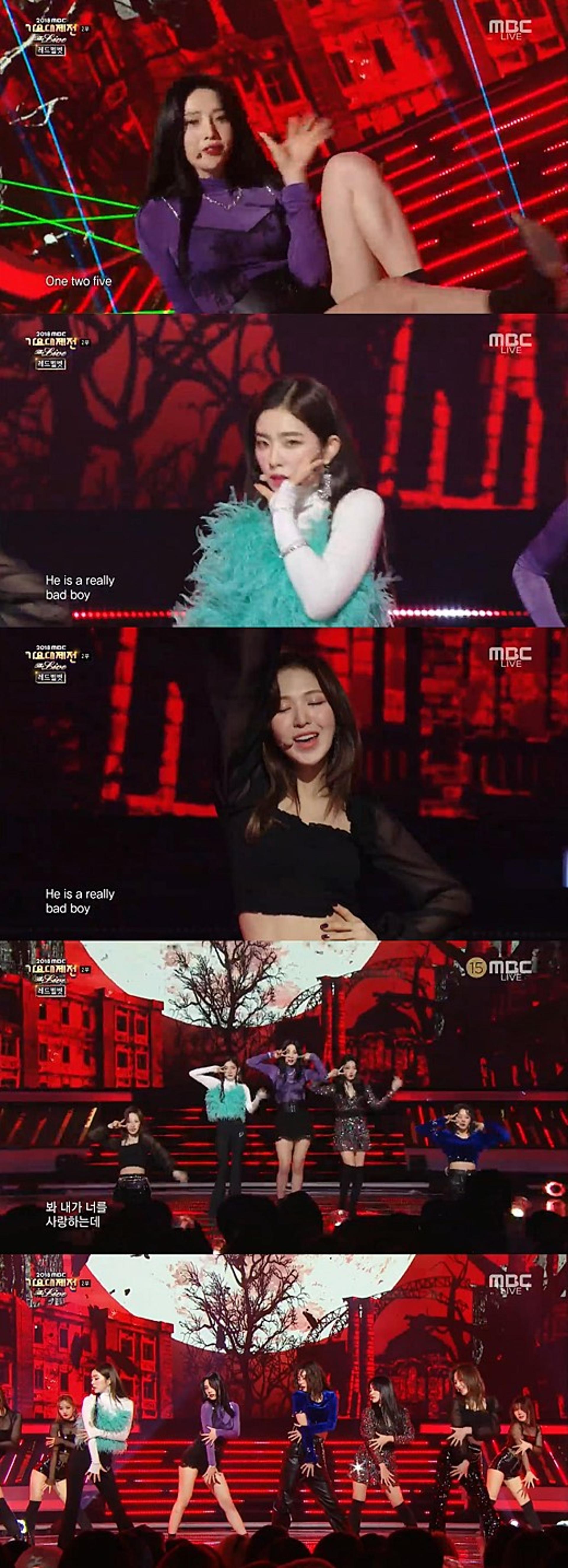 [MBC 가요대제전] 레드벨벳, 5인5색 '새빨간' 매력 빛났다