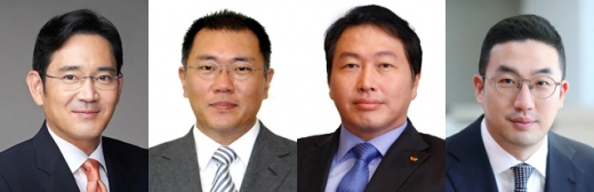 문재인 대통령 주관 신년회에 4대그룹 총수 참석