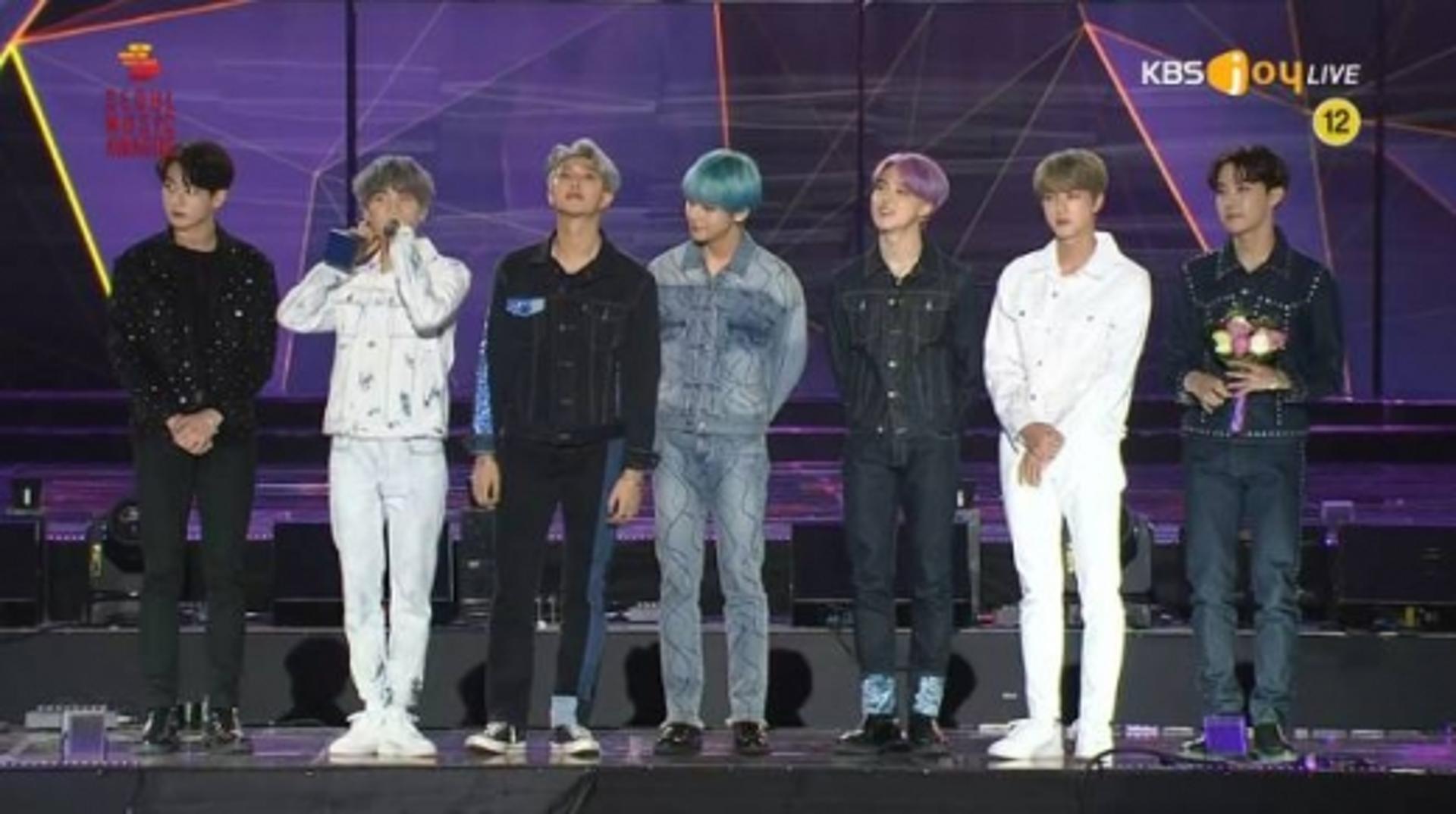 [2019 서울가요대상] 방탄소년단, 최고앨범상 수상… "아미♥덕분"