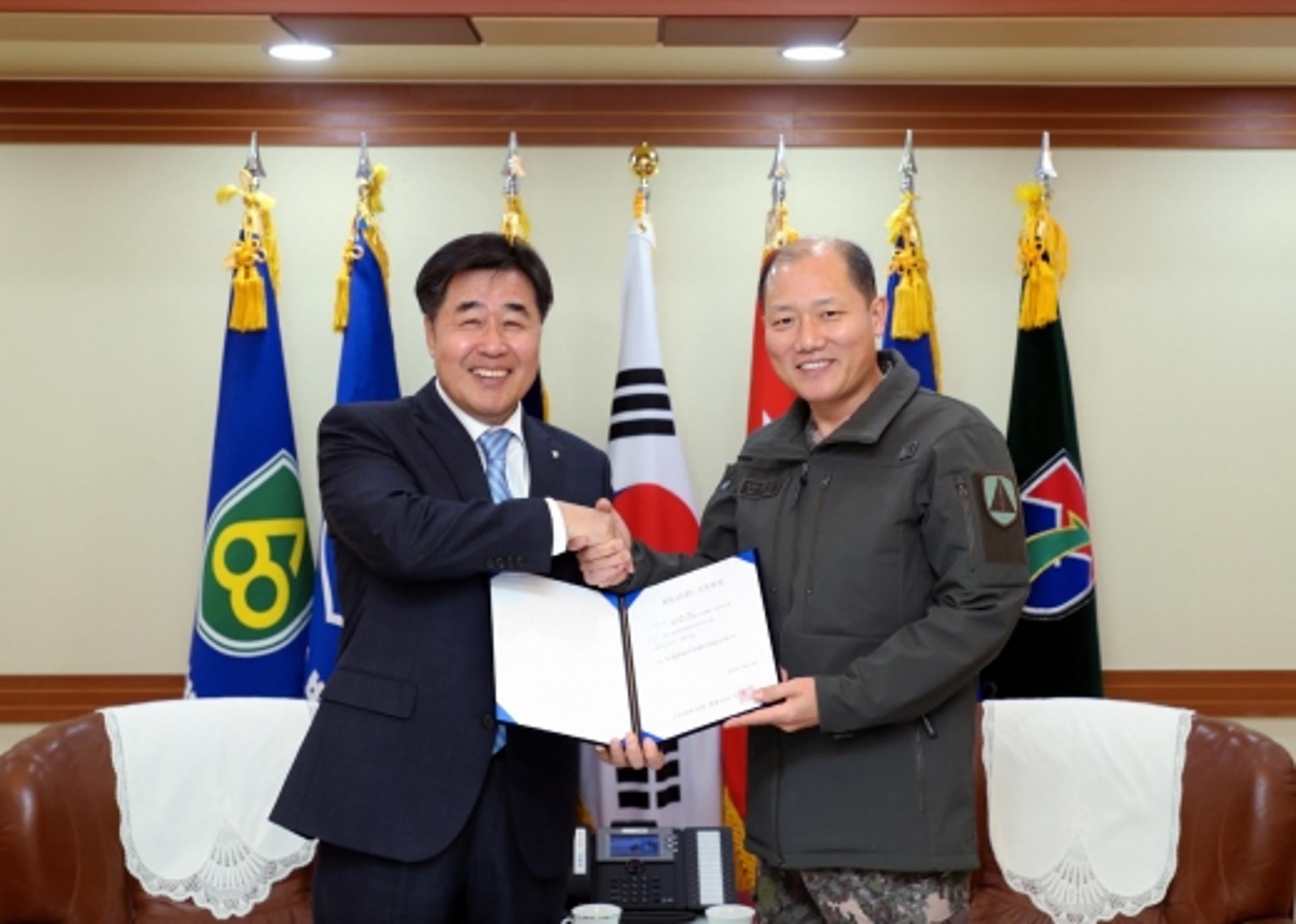 대우건설, 수방사에 기부금 3000만원 전달