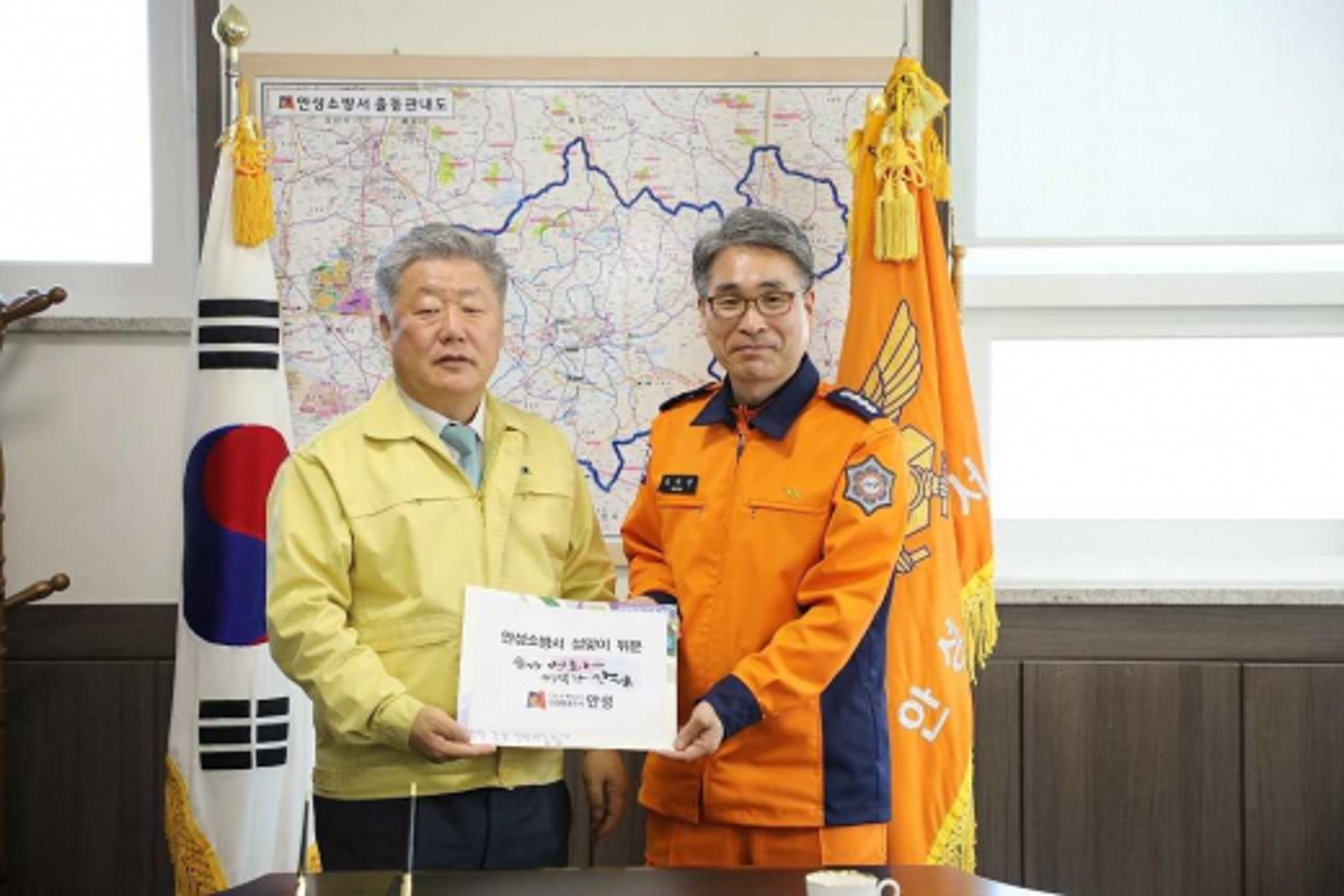우석제 안성시장, 구제역 대민지원 군·경부대 위문
