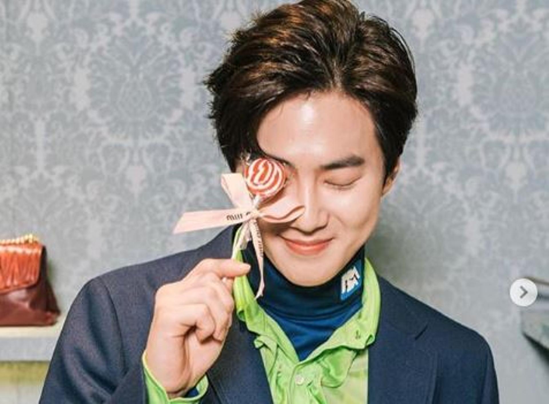 발렌타인데이, 수호 훈훈한 팬 사랑♥ "엑소엘 보고싶어"