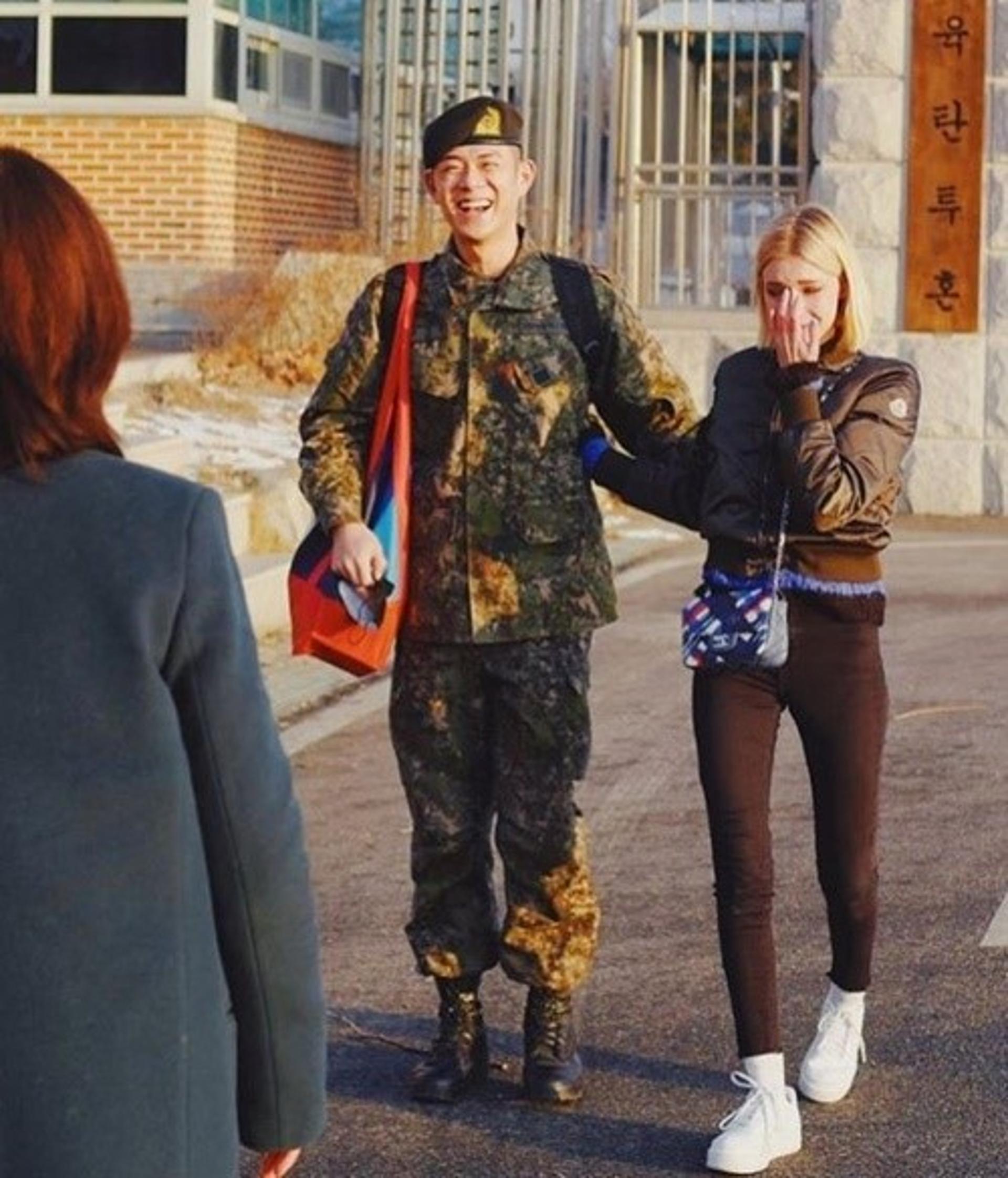 빈지노♥스테파니 미초바, 전역→꽃신→눈물… "이제 꽃길만"