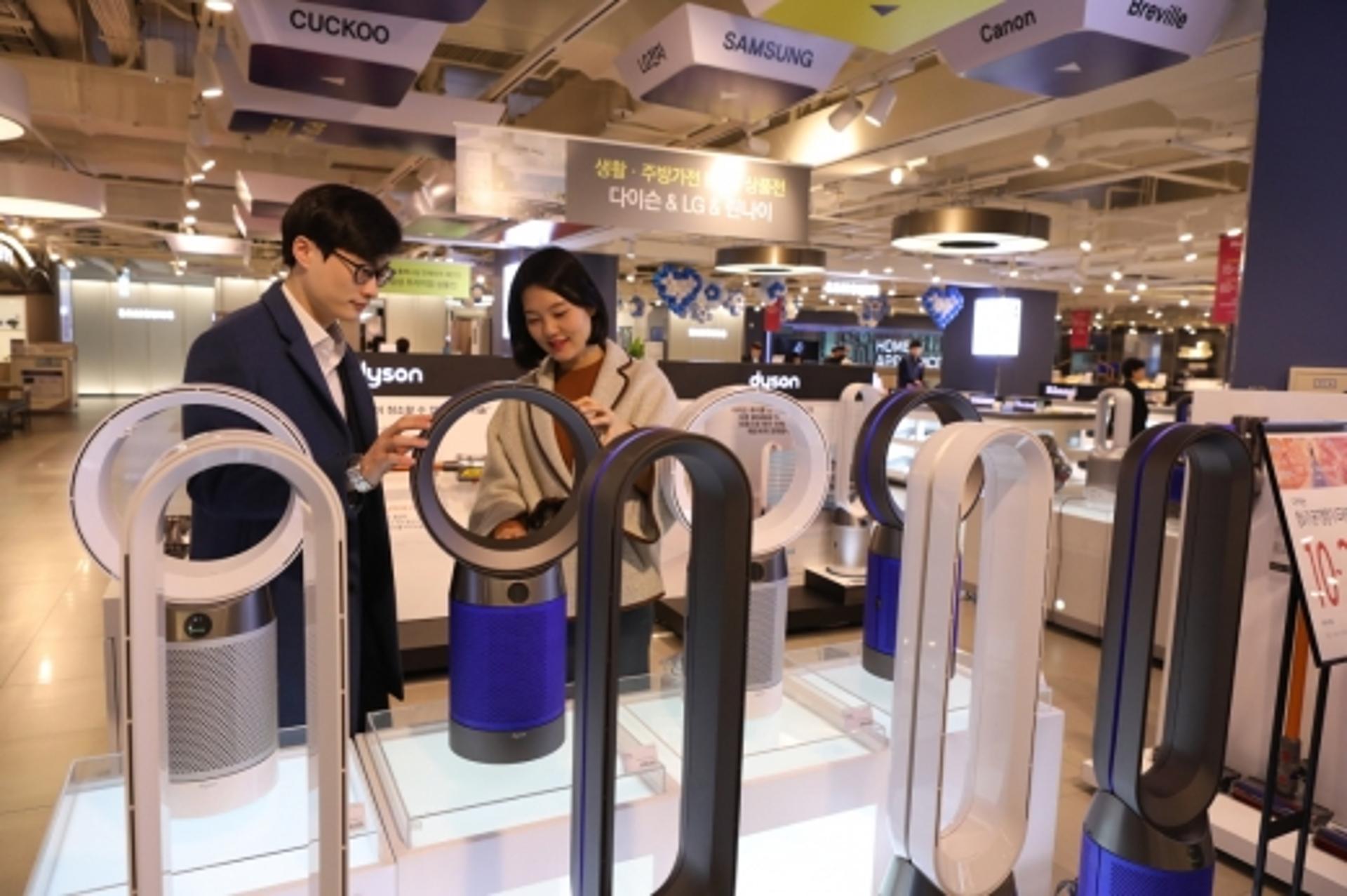 롯데백 광주점,'미세먼지·혼족' 가전 시장 판도 주도