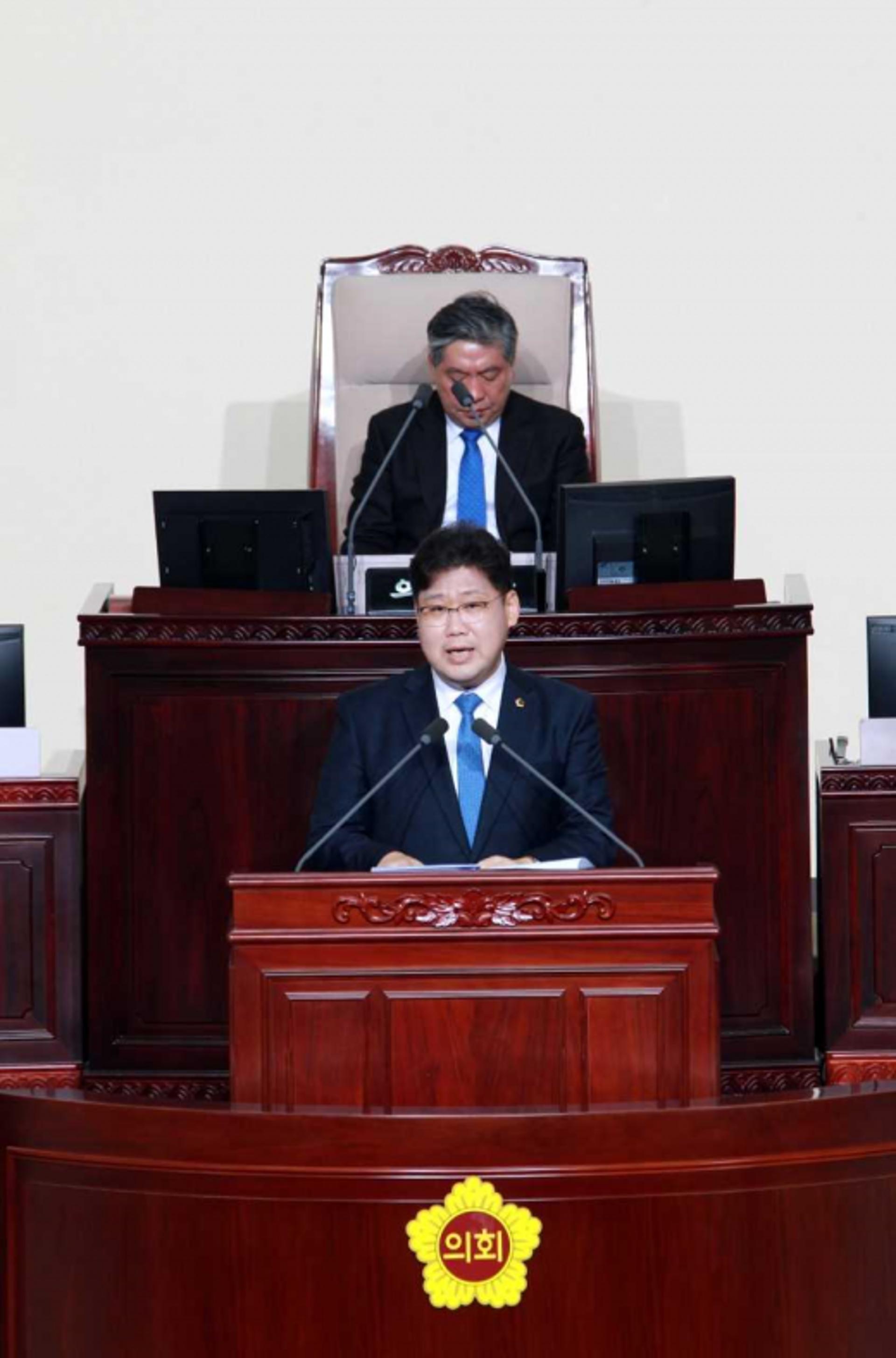 김태형 도의원, 탄소경제→수소경제 '에너지전환' 촉구