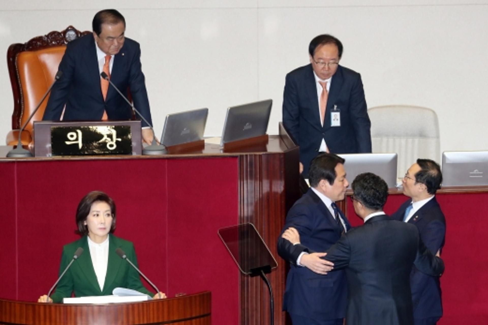 나경원, 문재인 대통령 맹비난