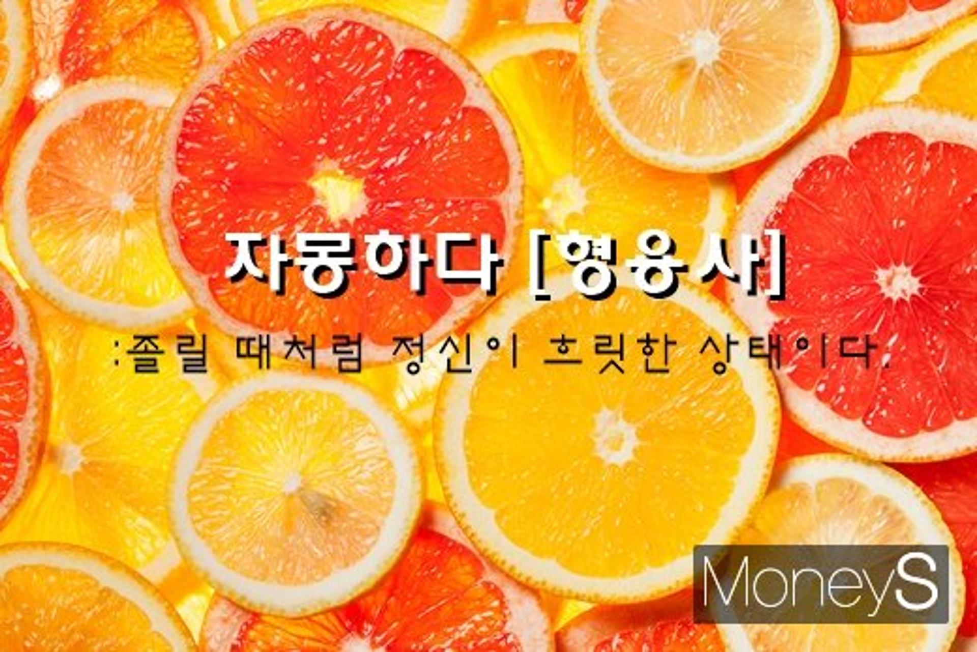 '자몽하다'와 같은 우리말 뭐가 있을까