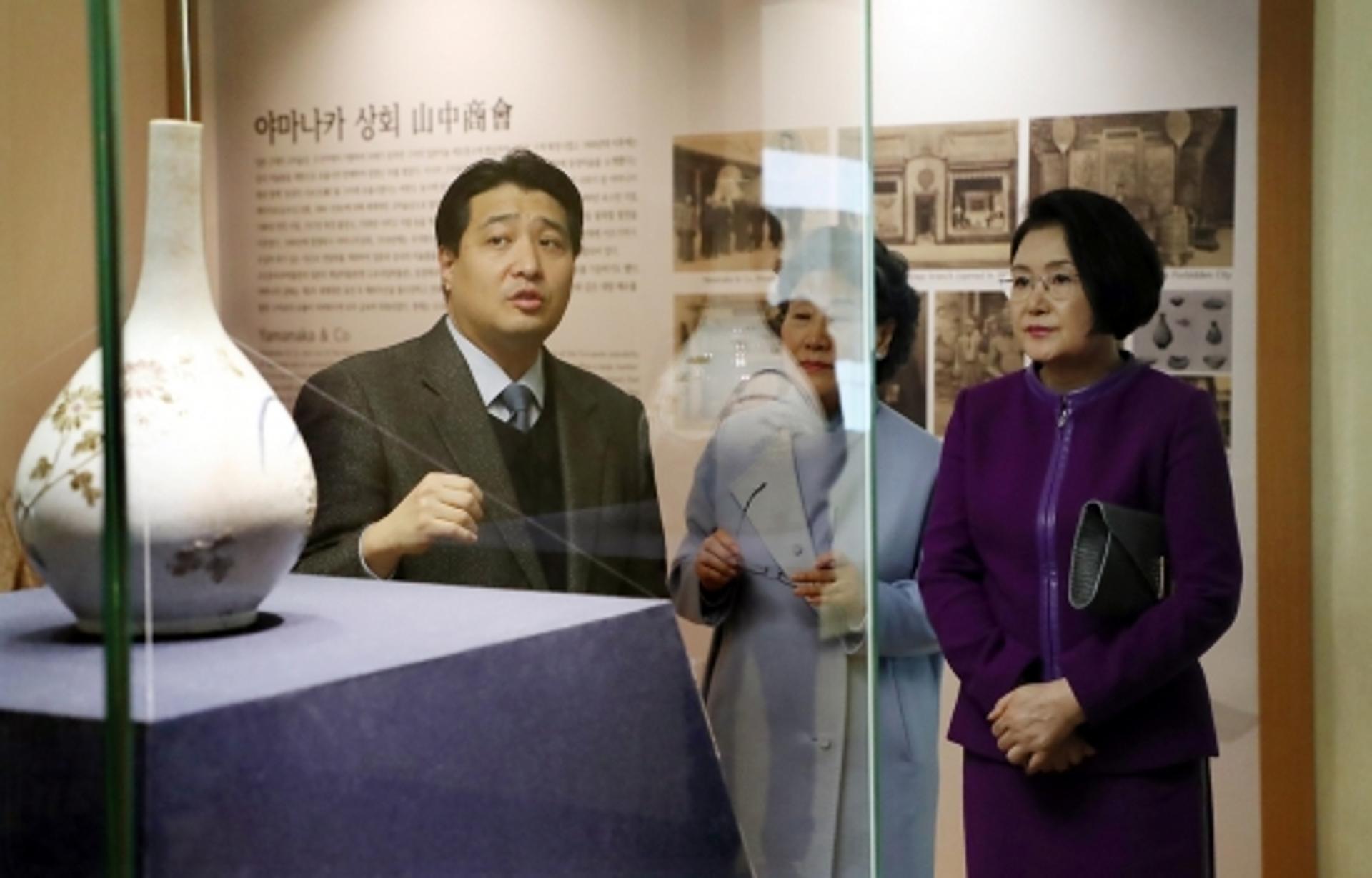김정숙 여사 “간송 선생이 일제로부터 지킨 얼과 정신 이어가야”