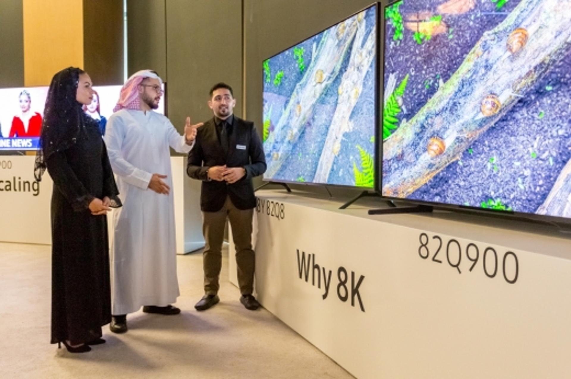 ‘삼성 QLED 8K’ 중동 출격… 프리미엄시장 공략 박차