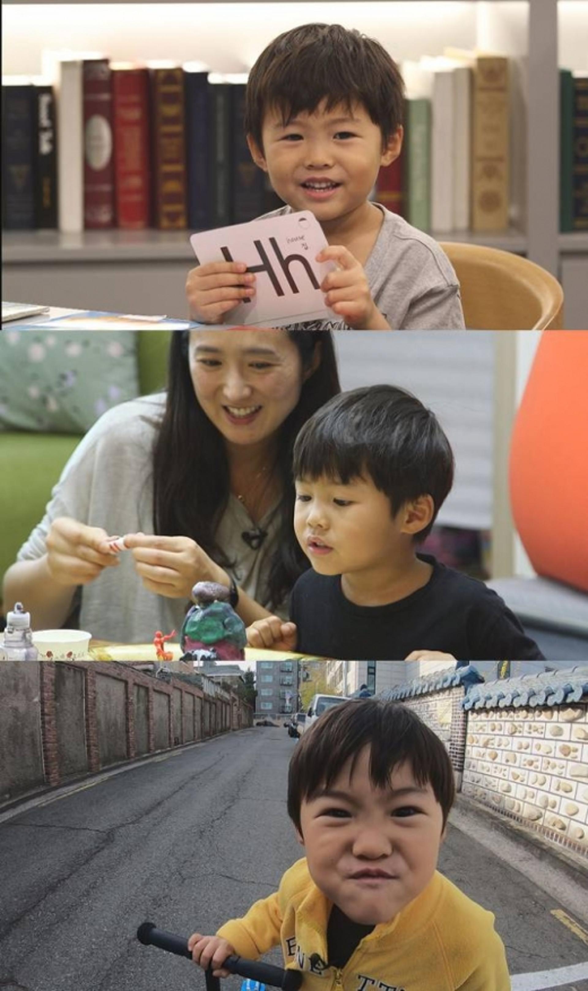 박호산 아들, 6세 영어천재?