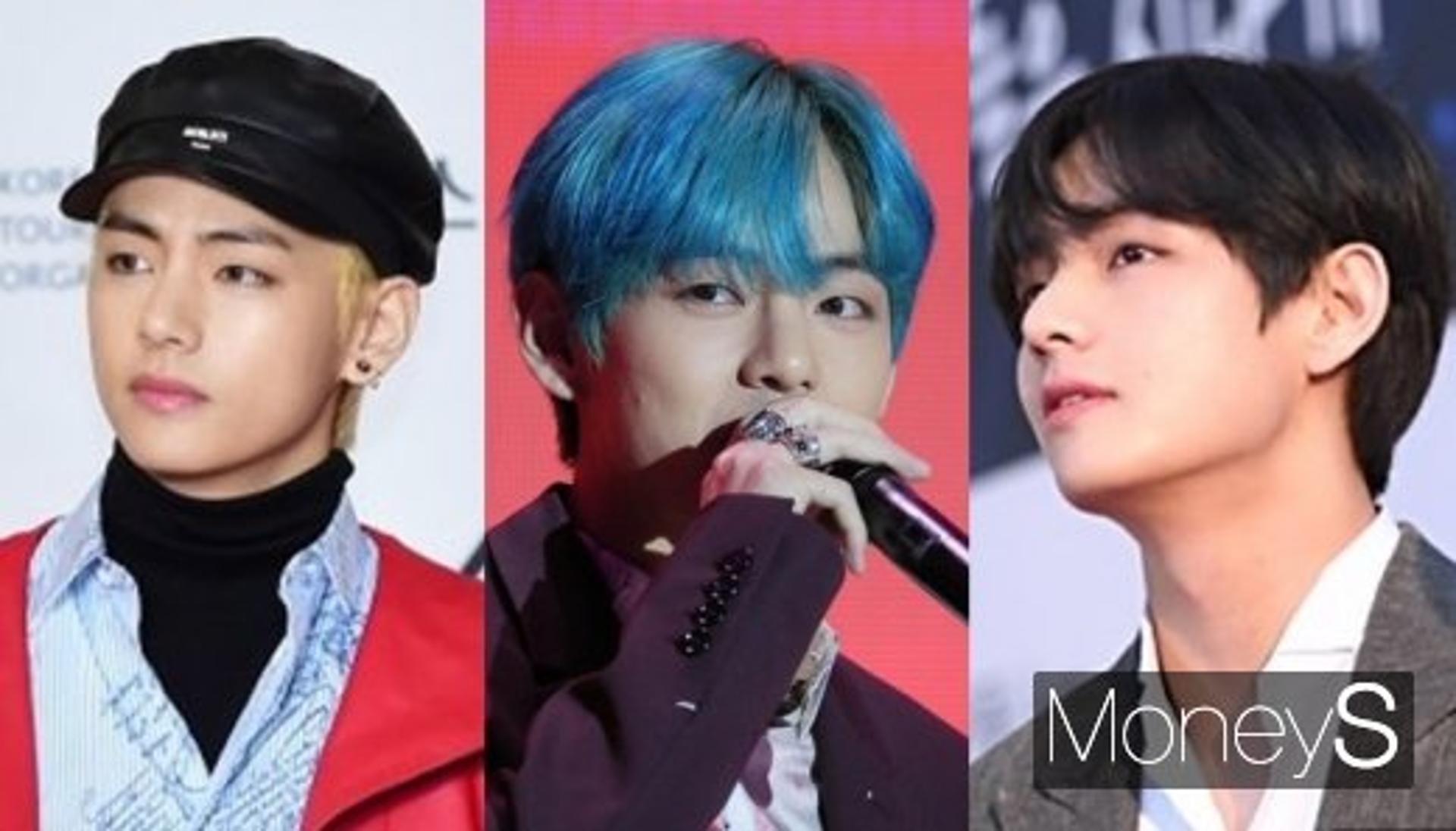 방탄소년단 뷔, '흑발' 전세계 열광… "뷔주얼이 다했네"