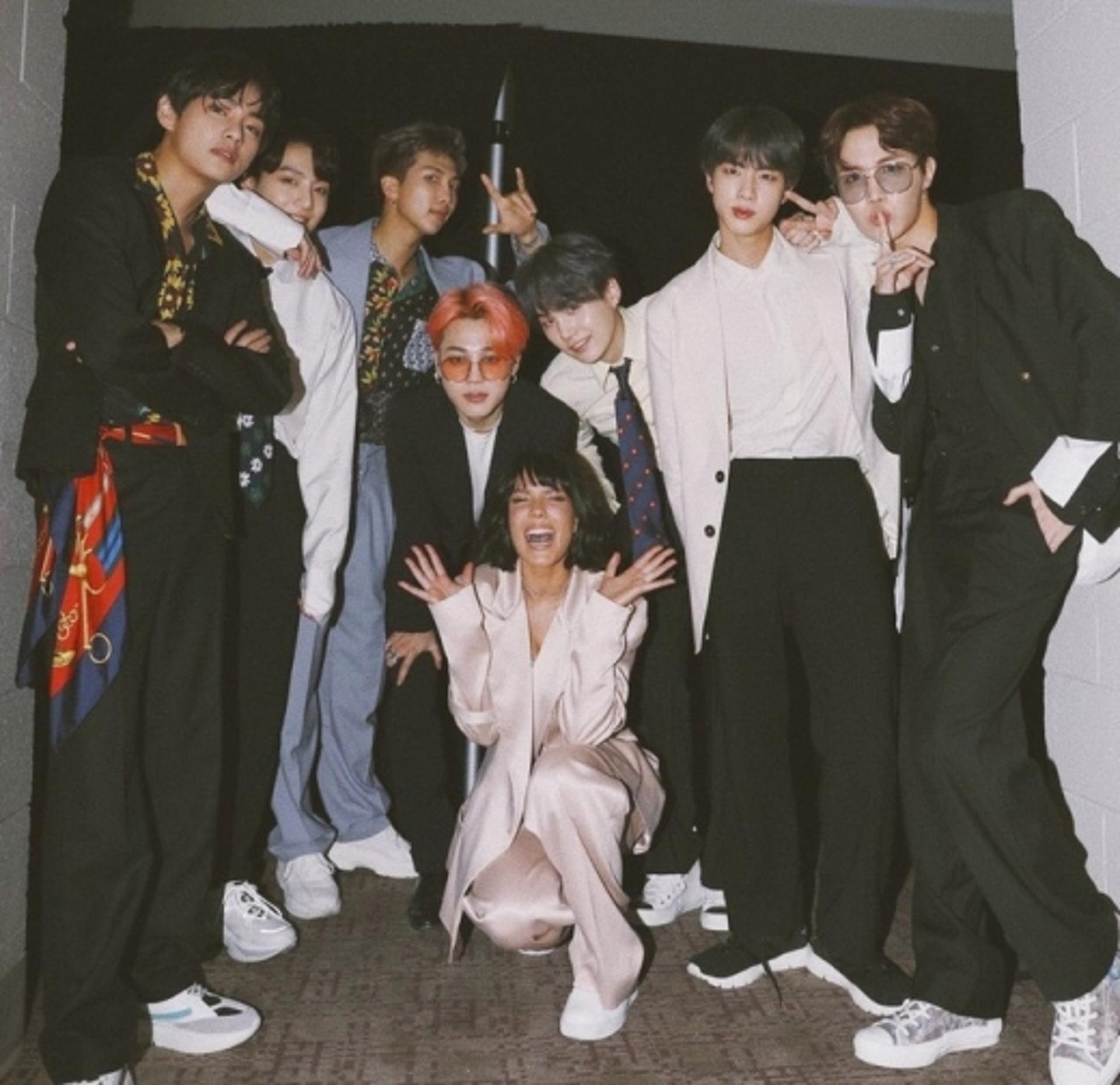 할시, 방탄소년단 빌보드 인증샷 "평생 기다려왔어"