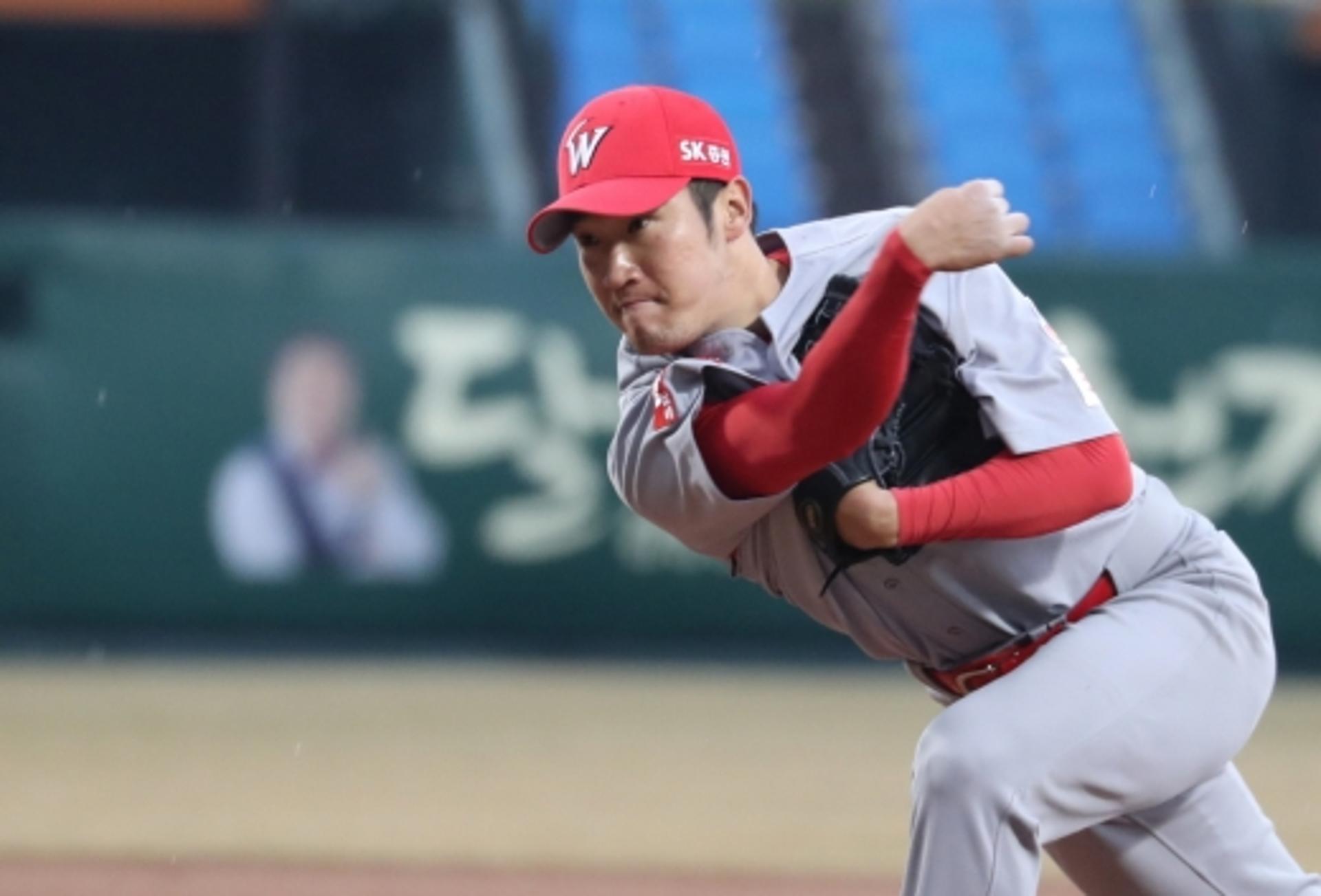 SK 박종훈, “김재환에 헤드샷 사과… 스스로에게 화 나”