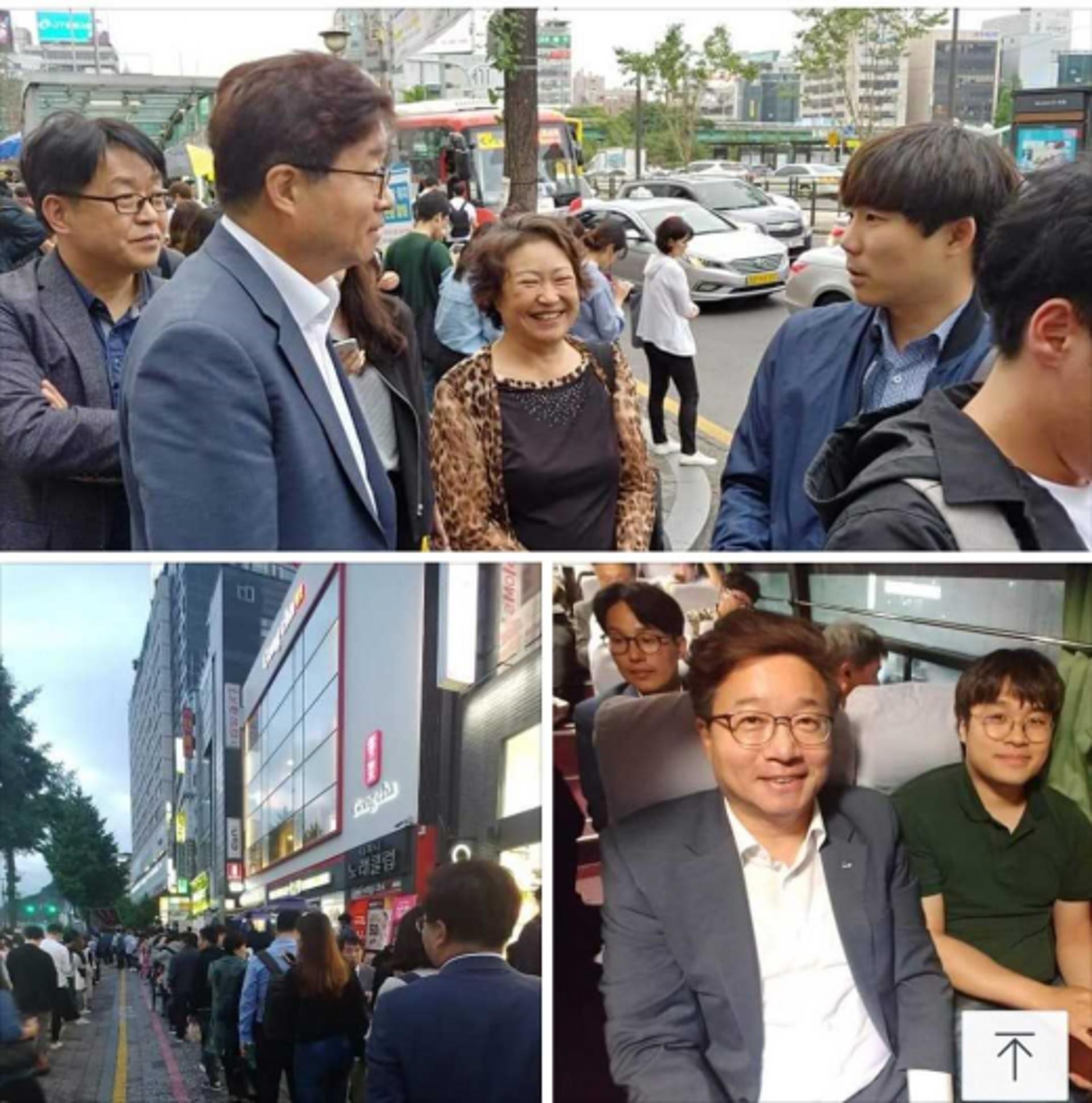 염태영 수원시장, 광역버스 직접 타보니…