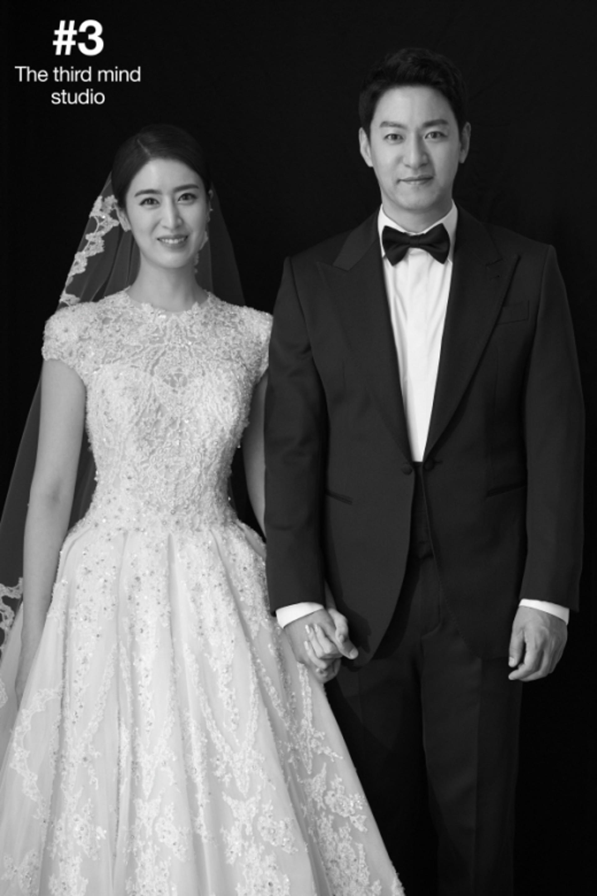 민혜연♥주진모 웨딩화보 공개… "똑닮은 천생연분"