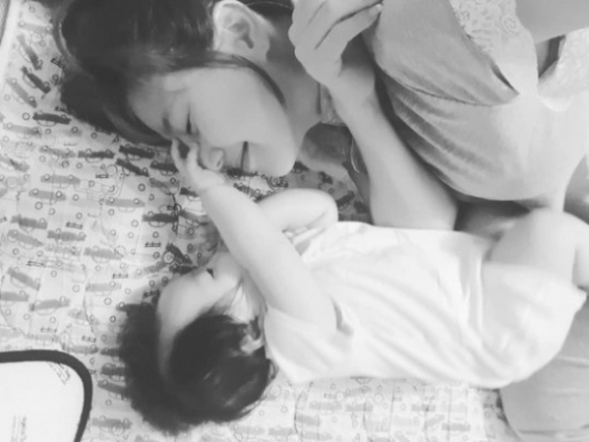 "우리 둘만의 시간"… 이윤미 막내딸, 너무 귀여워