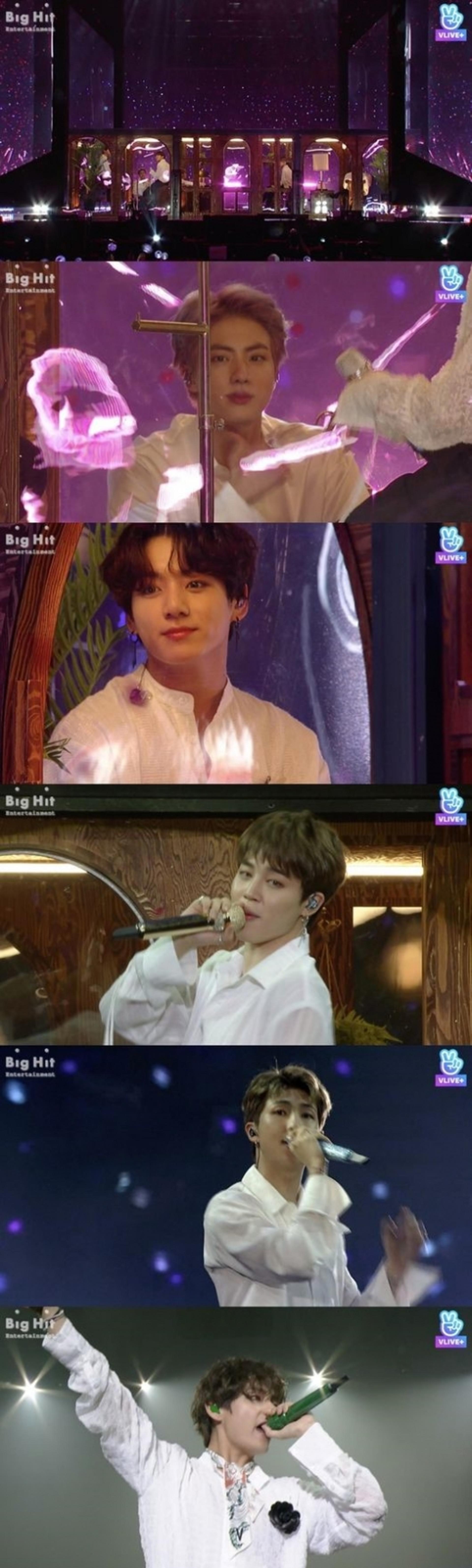 "아미가 기적"… 방탄소년단 팬미팅, 보랏빛으로 물들였다