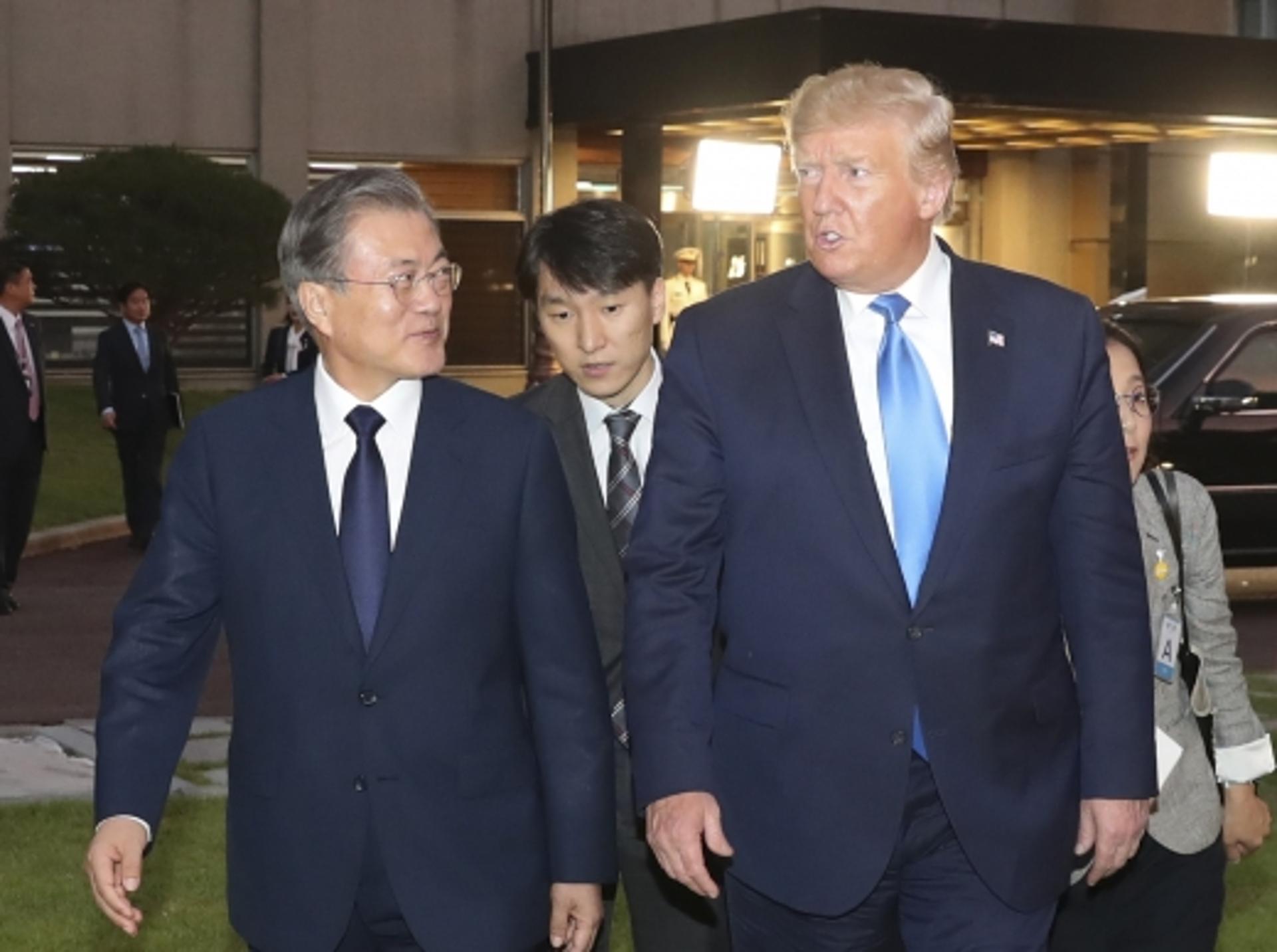 트럼프 DMZ 방문 소식에도 자유한국당 ‘시큰둥’