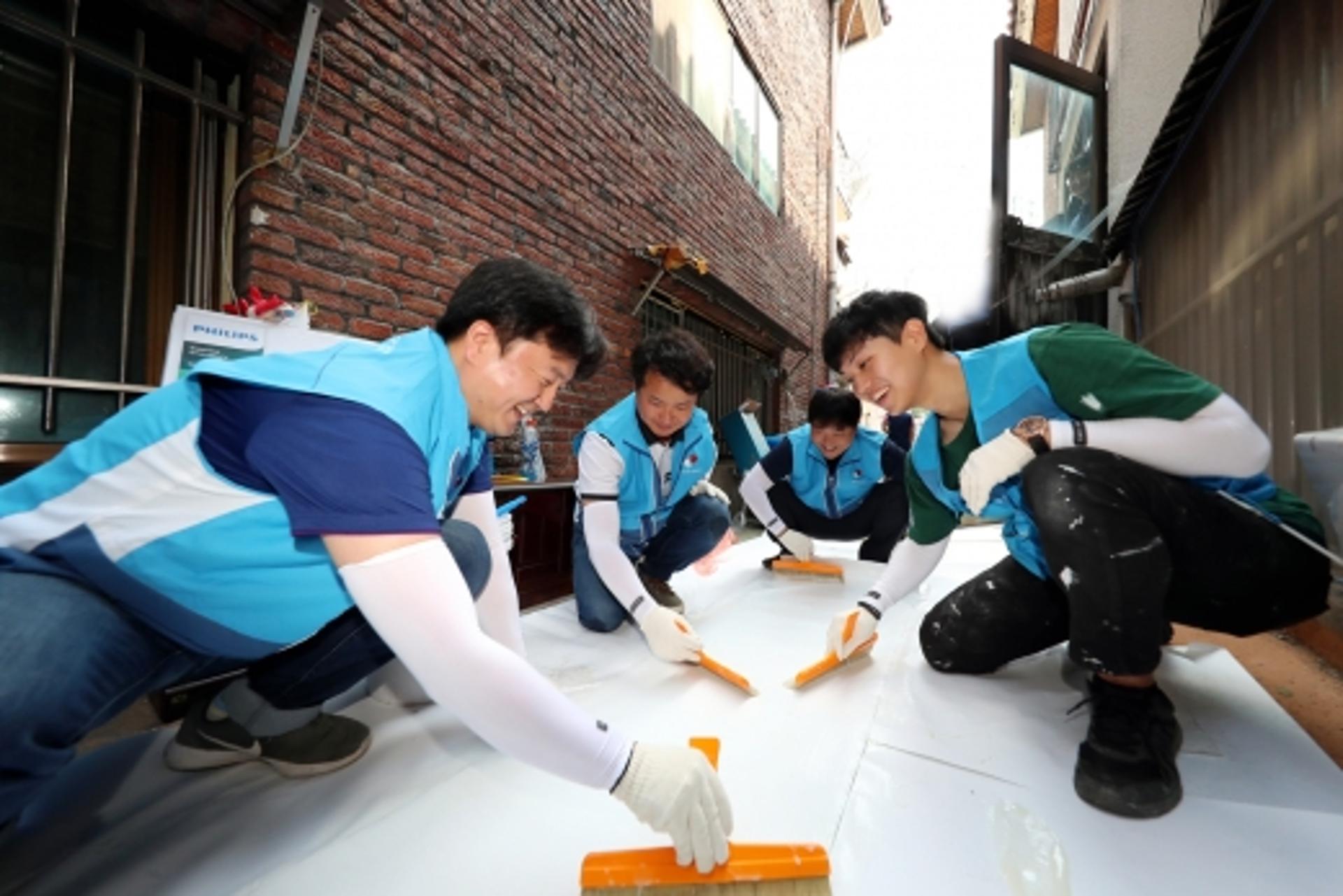 대우건설, 희망의 집 고치기 재능기부 봉사