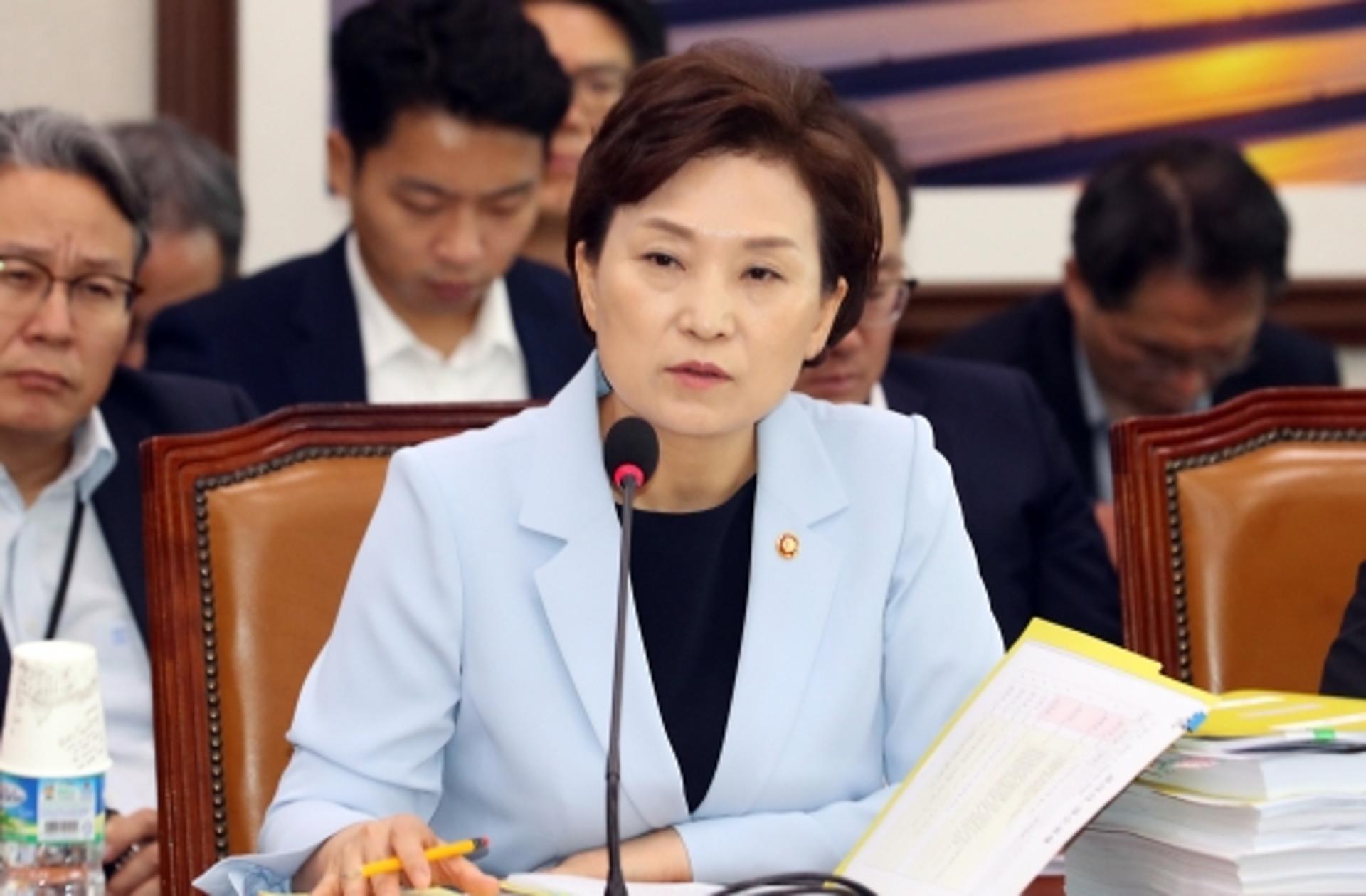 김현미 “민간택지 분양가상한제 도입하면 전매제한도 연장”