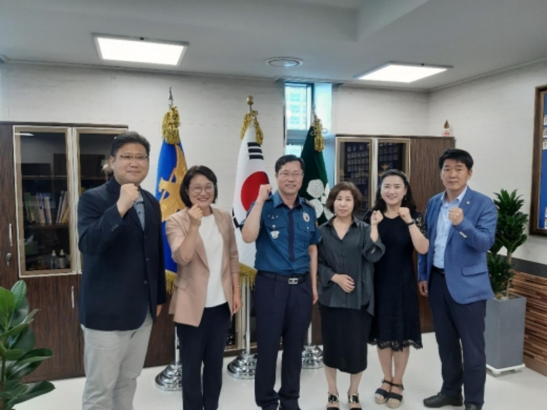 화성시 지역구 시도의원, 화성동탄경찰서장 면담