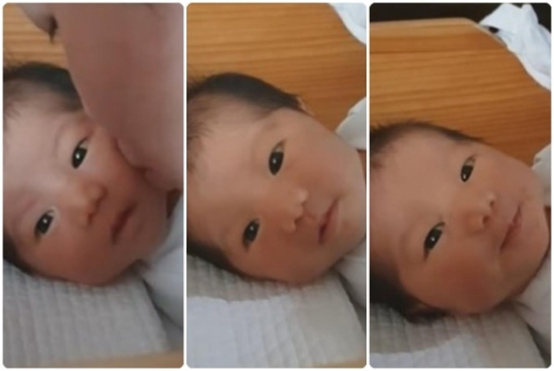 이지애 둘째, 김정근과 판박이?… '똘망똘망'
