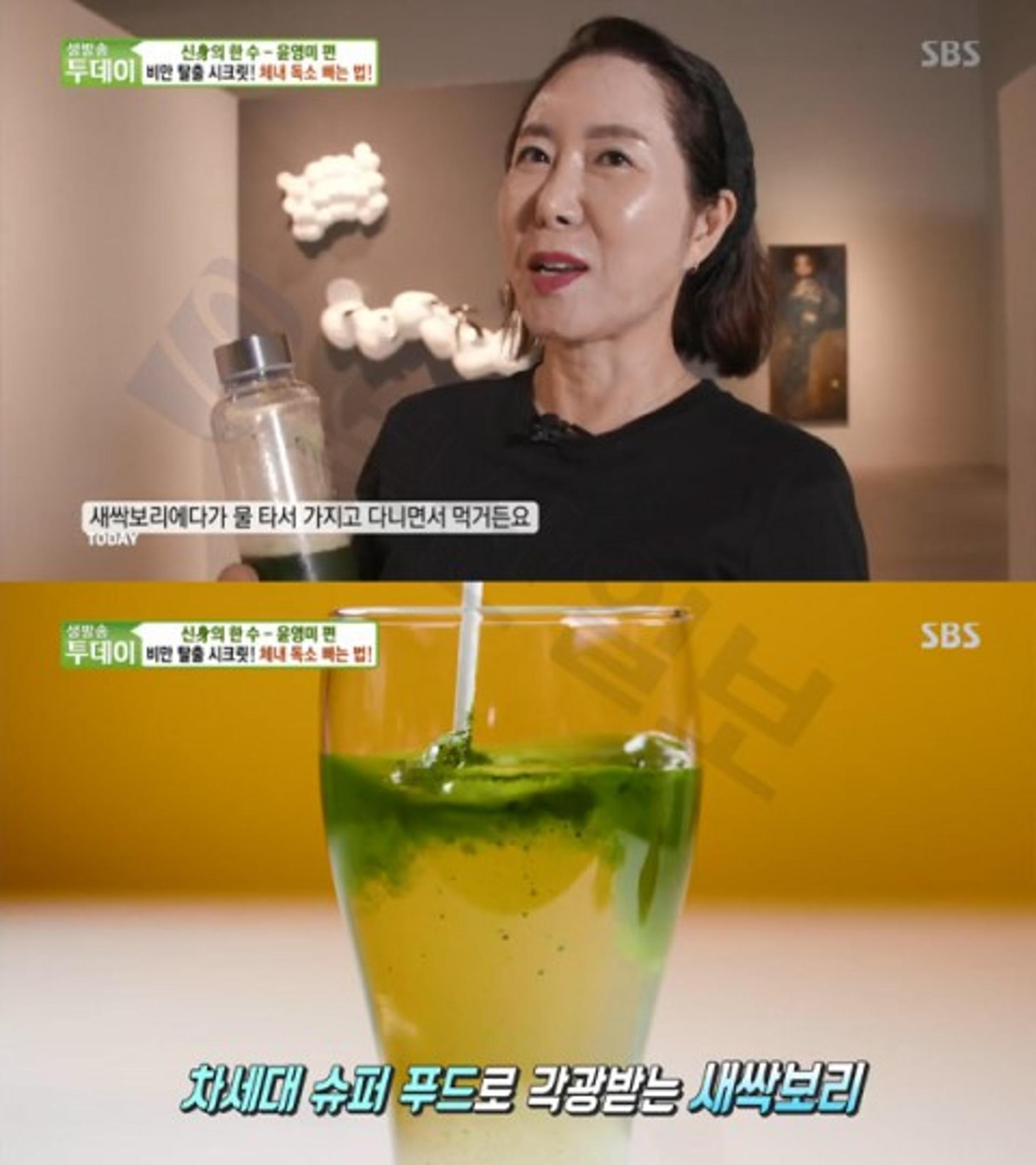 윤영미 다이어트 비결… '새싹보리' 효과가?