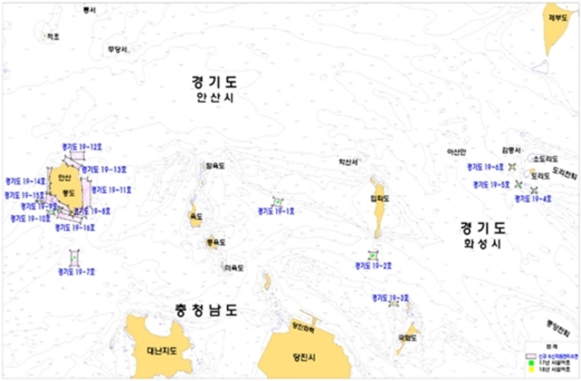 경기도, 안산 풍도해역 등 16곳 ‘수산자원관리수면’ 고시