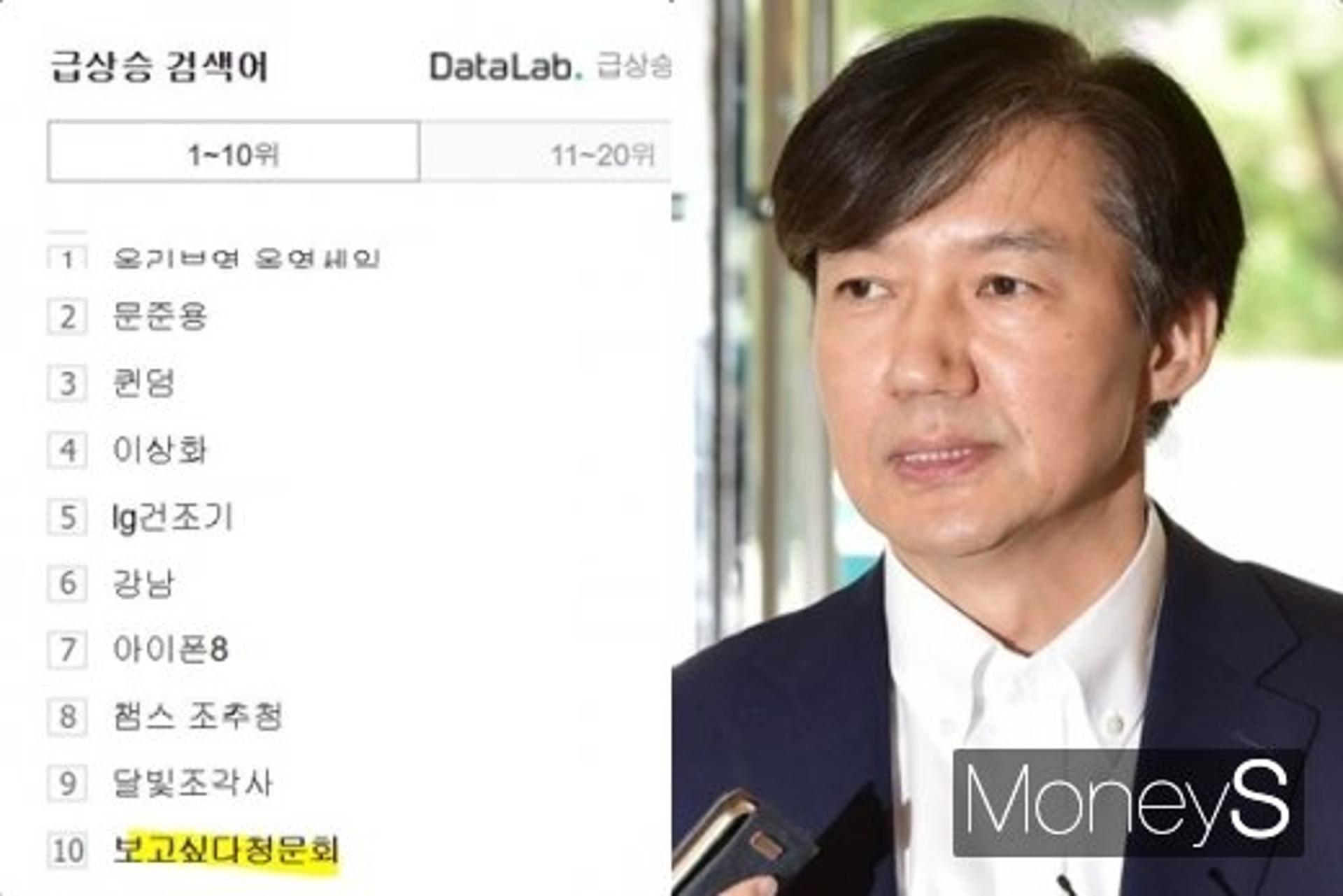 '보고싶다청문회' 정치검찰아웃 이어 등장… 대한민국은 '검색어 전쟁중'