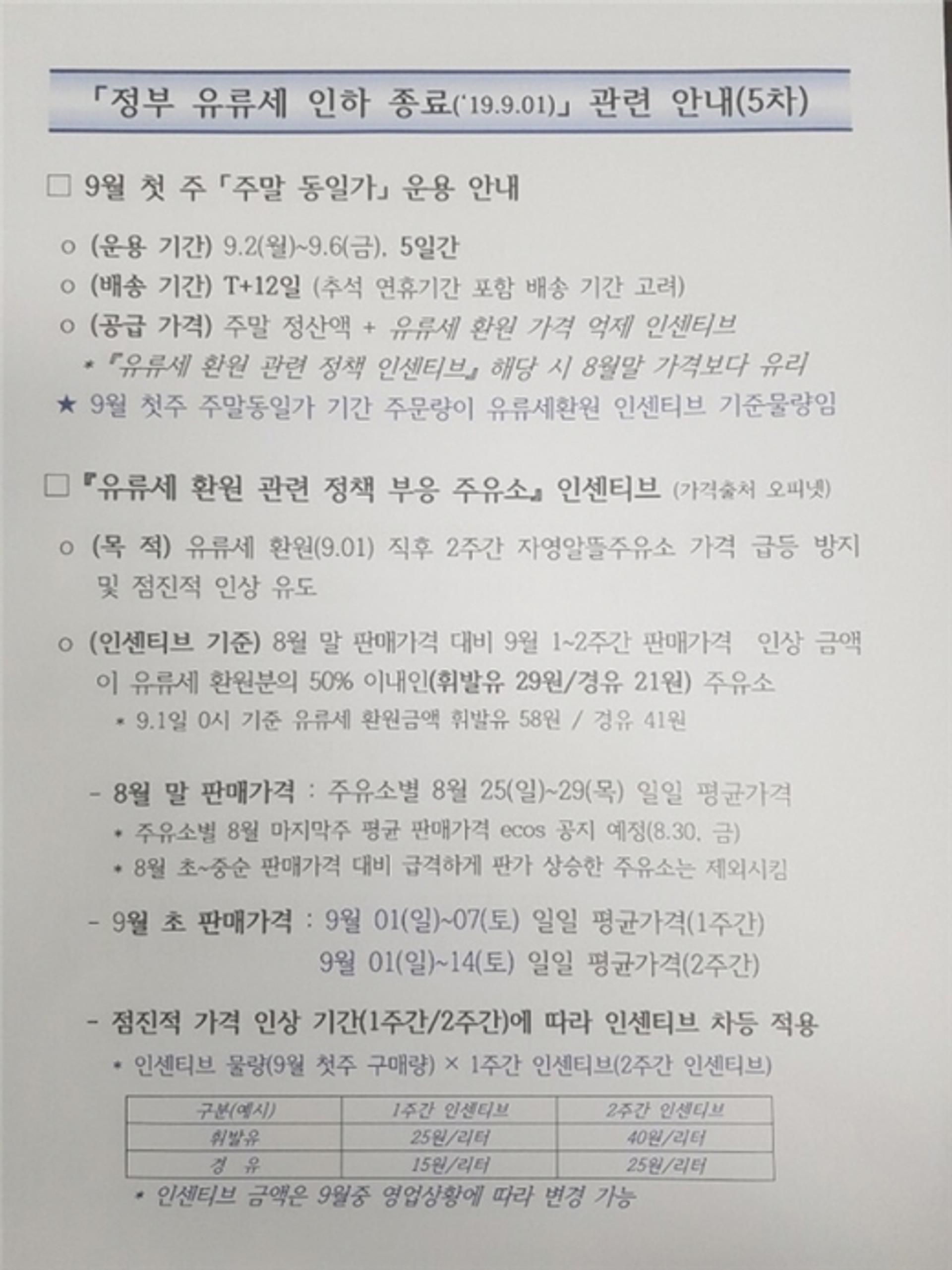 알뜰주유소 인센티브에 업계 반발… “반시장적 가격개입 철회해야”