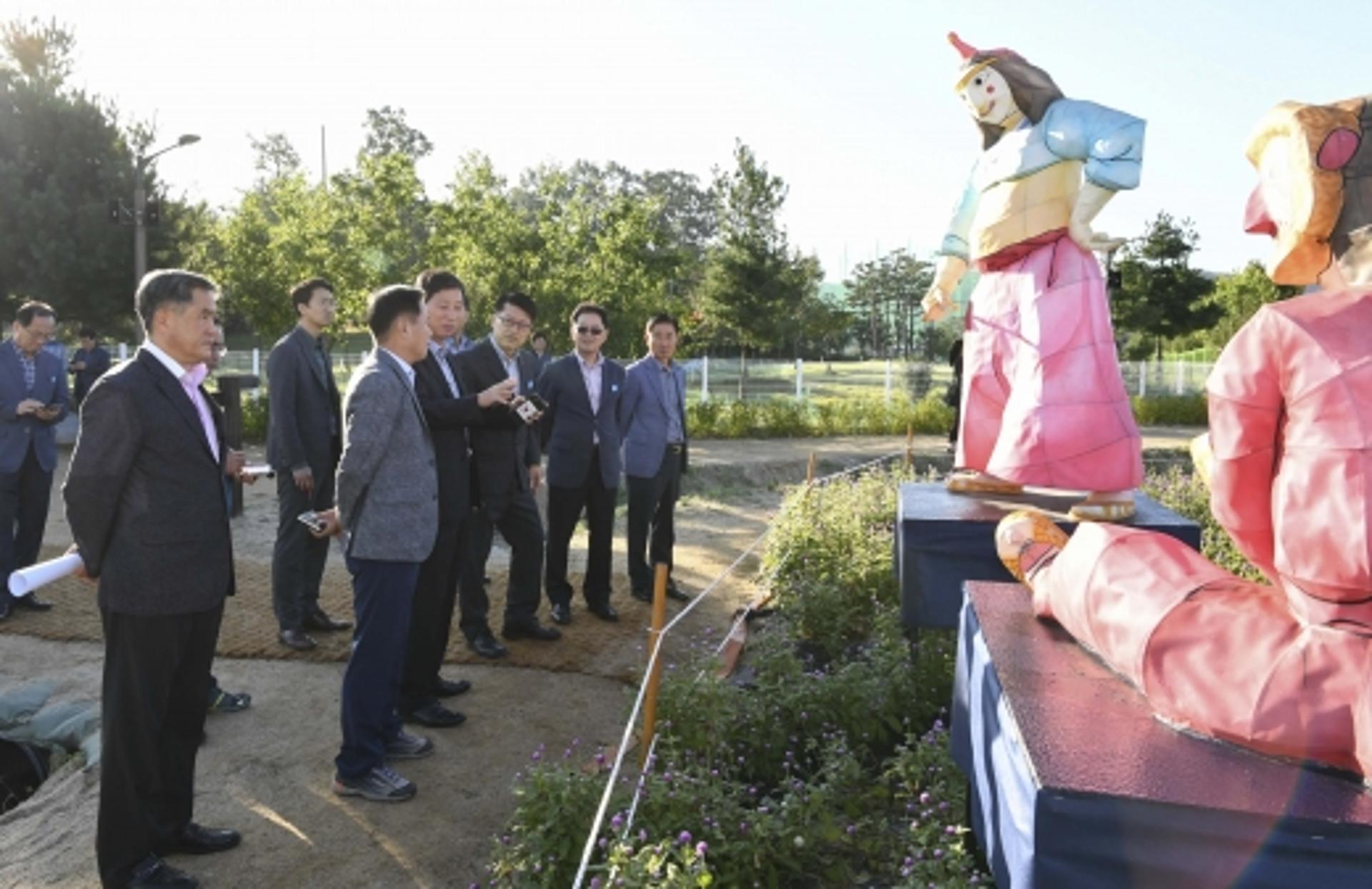 양주시, 천만송이 천일홍 축제 현장 확대 간부회의 개최